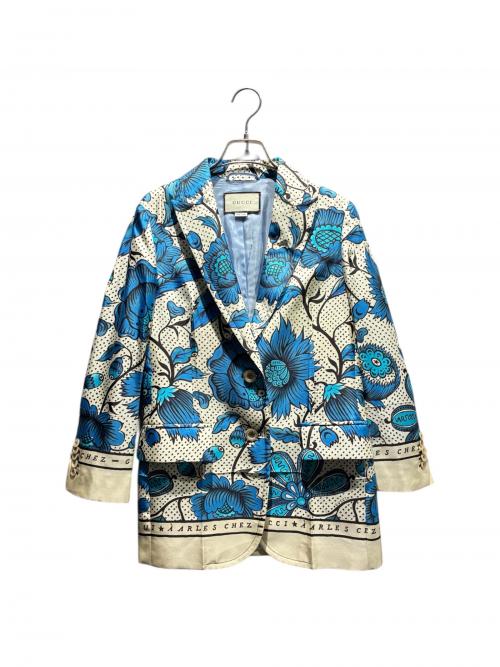 中古・古着通販】GUCCI (グッチ) ジャケット ブルー サイズ:38