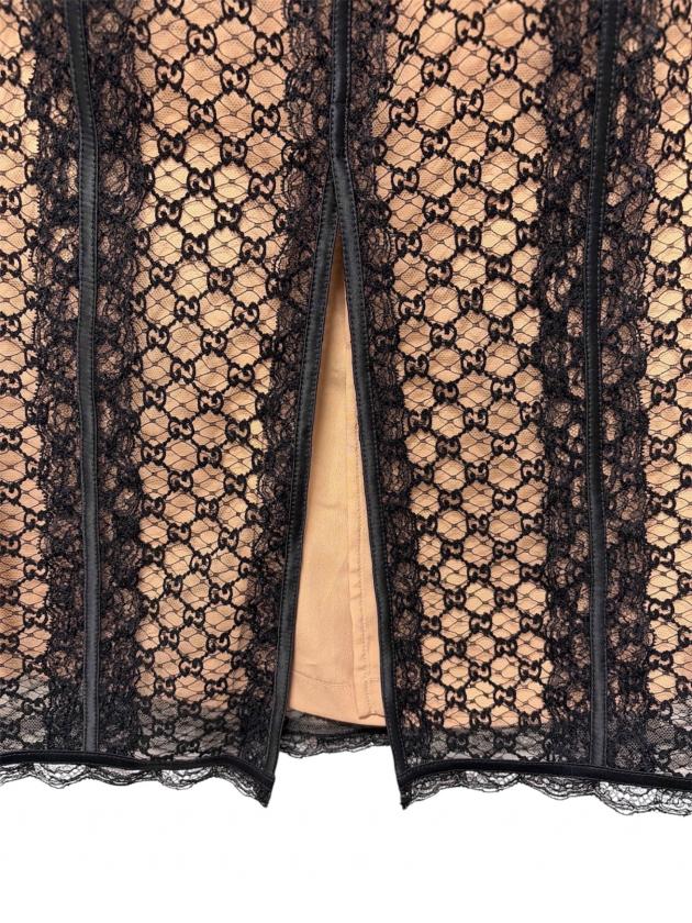 中古・古着通販】GUCCI (グッチ) GGレース ビスチェ＆スカート