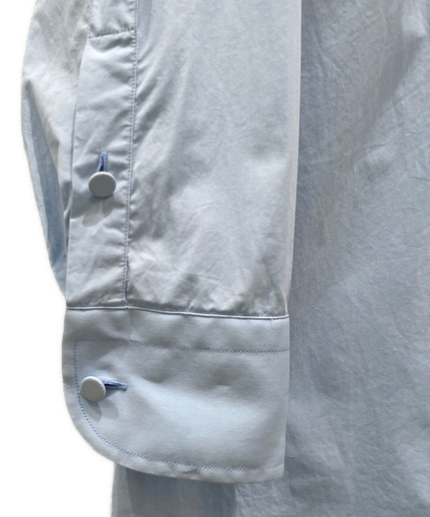 中古・古着通販】GUCCI (グッチ) リボン付きシャツ/長袖シャツ スカイ