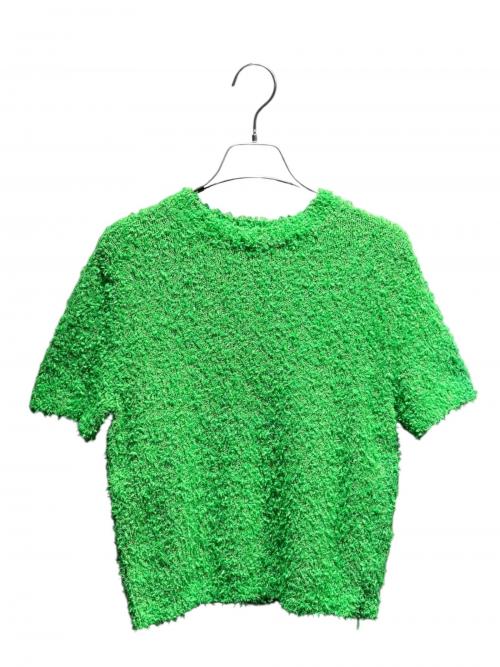 【正規品 未使用に近い】緑 x GUCCI コラボ ニット Tシャツ 中古・古着通販】GUCCI (グッチ) シャギーニット グリーン サイズ:XS