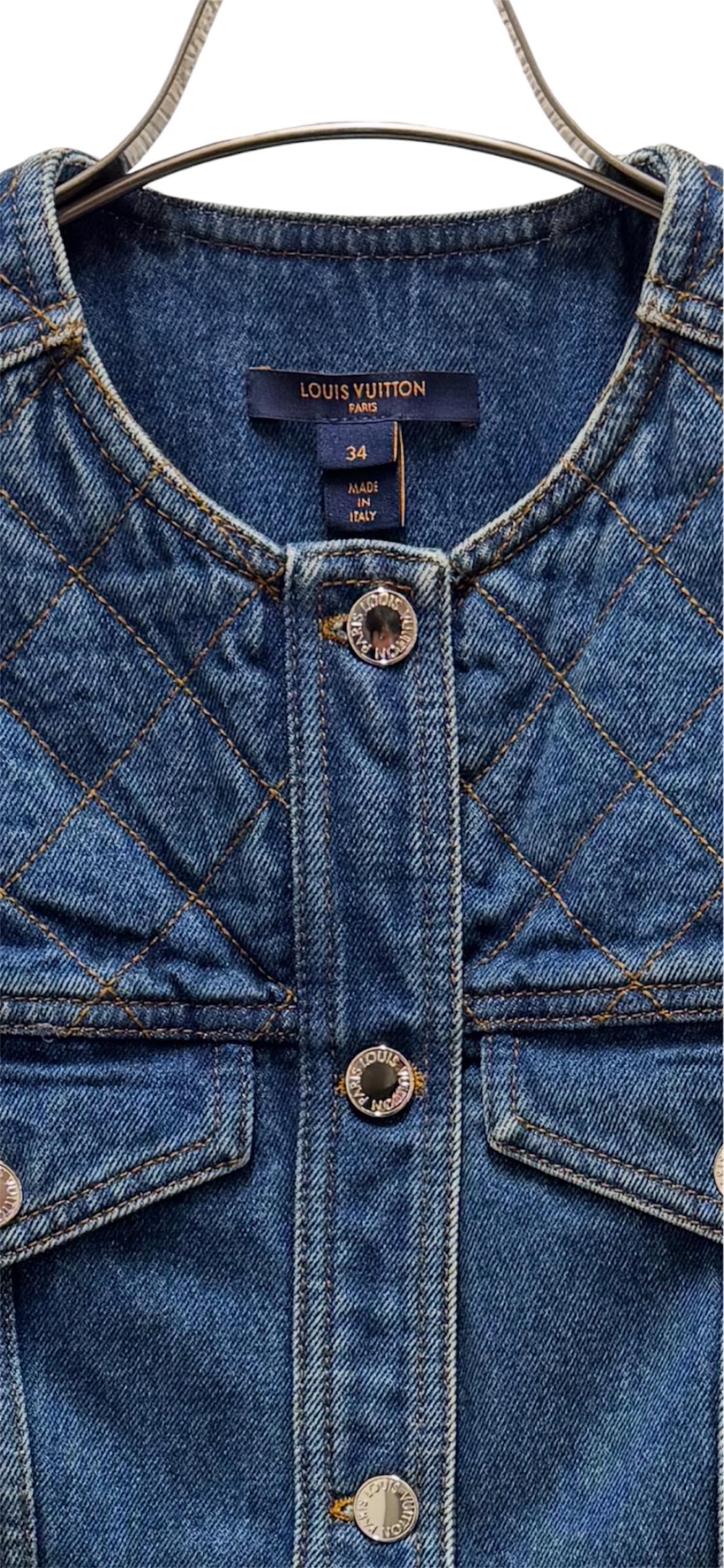 中古・古着通販】LOUIS VUITTON (ルイ ヴィトン) デニムノースリーブ
