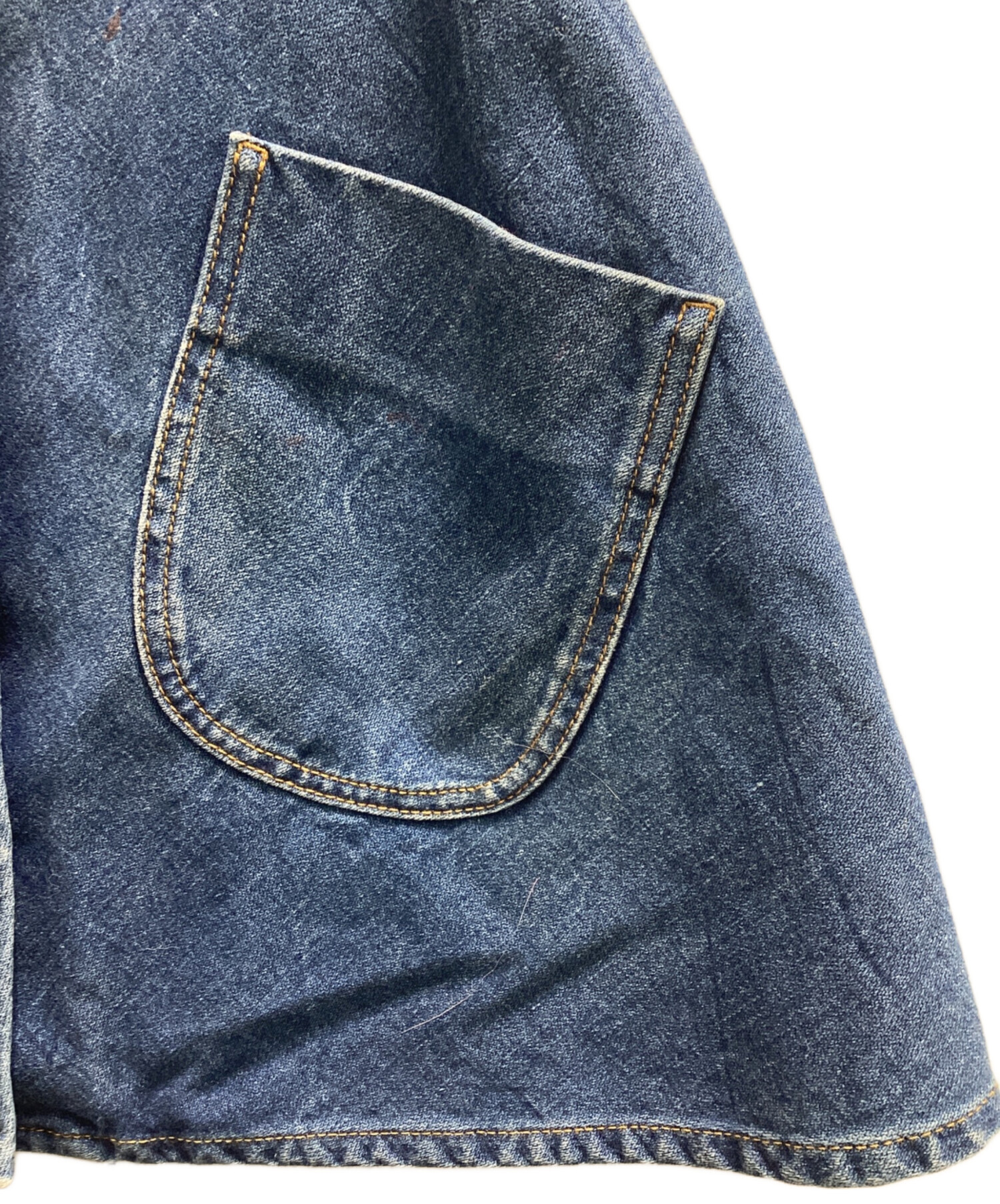 中古・古着通販】GUCCI (グッチ) GGボタン フレアデニムスカート