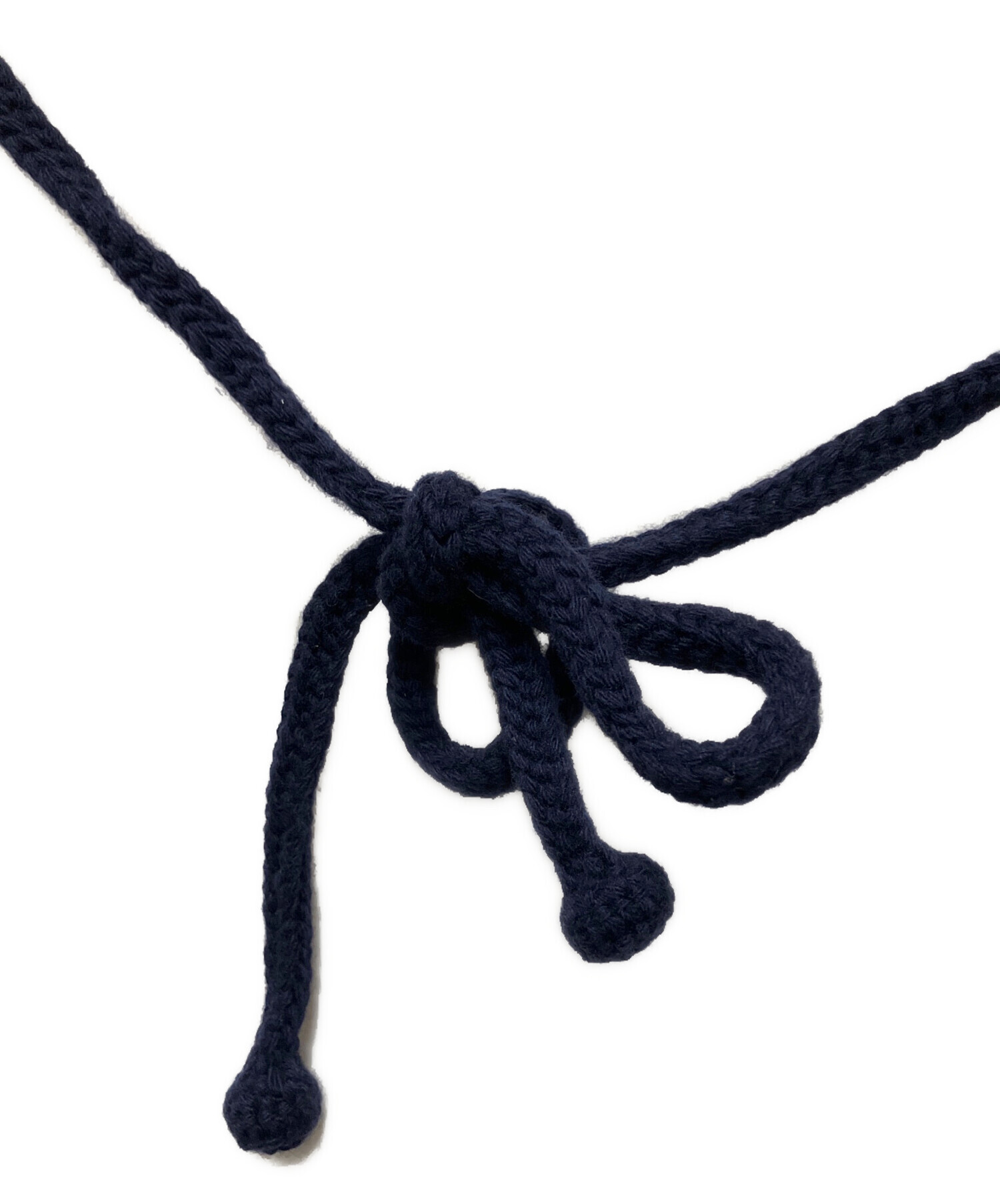 中古・古着通販】GUCCI (グッチ) ニットキャミソール ネイビー サイズ
