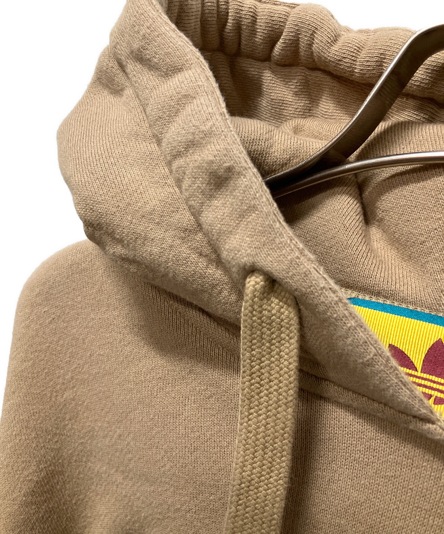 GUCCI アディダス コラボパーカー　アディダスグッチxs 未使用　ブラウン GUCCI アディダス コラボパーカー アディダスグッチxs 未使用 ブラウン