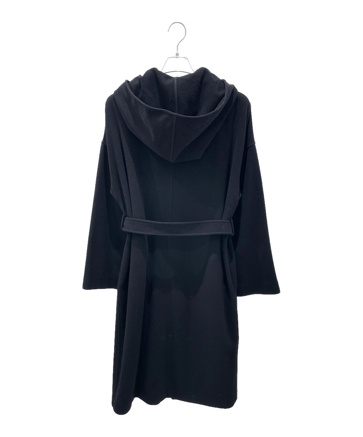 中古・古着通販】CELINE (セリーヌ) ベルト付フーテッドカシミヤコート 