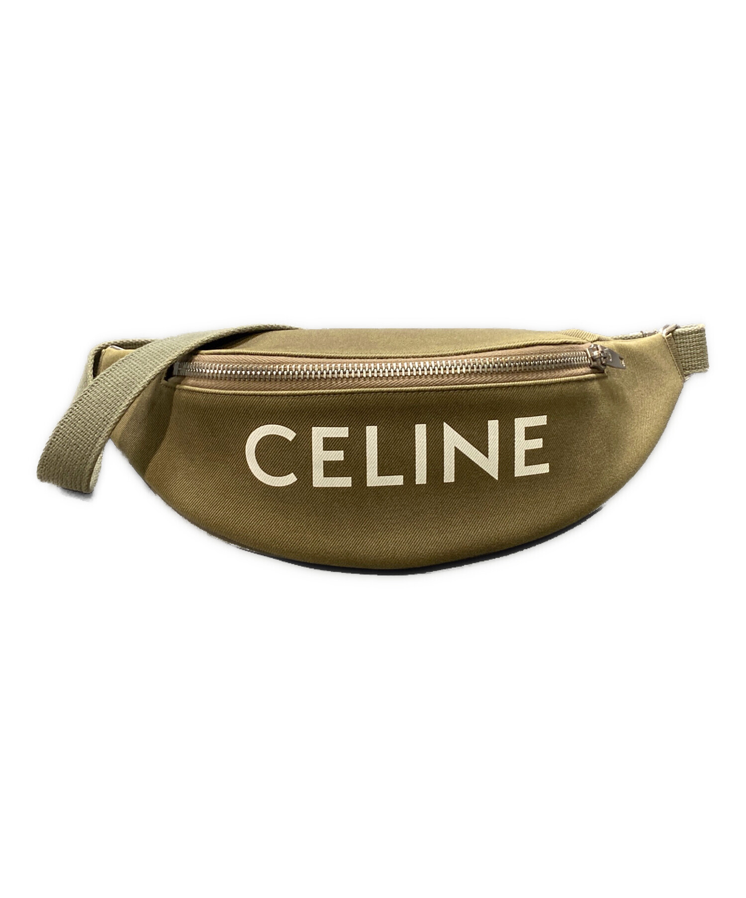 中古・古着通販】CELINE (セリーヌ) ウエストバッグ オリーブ