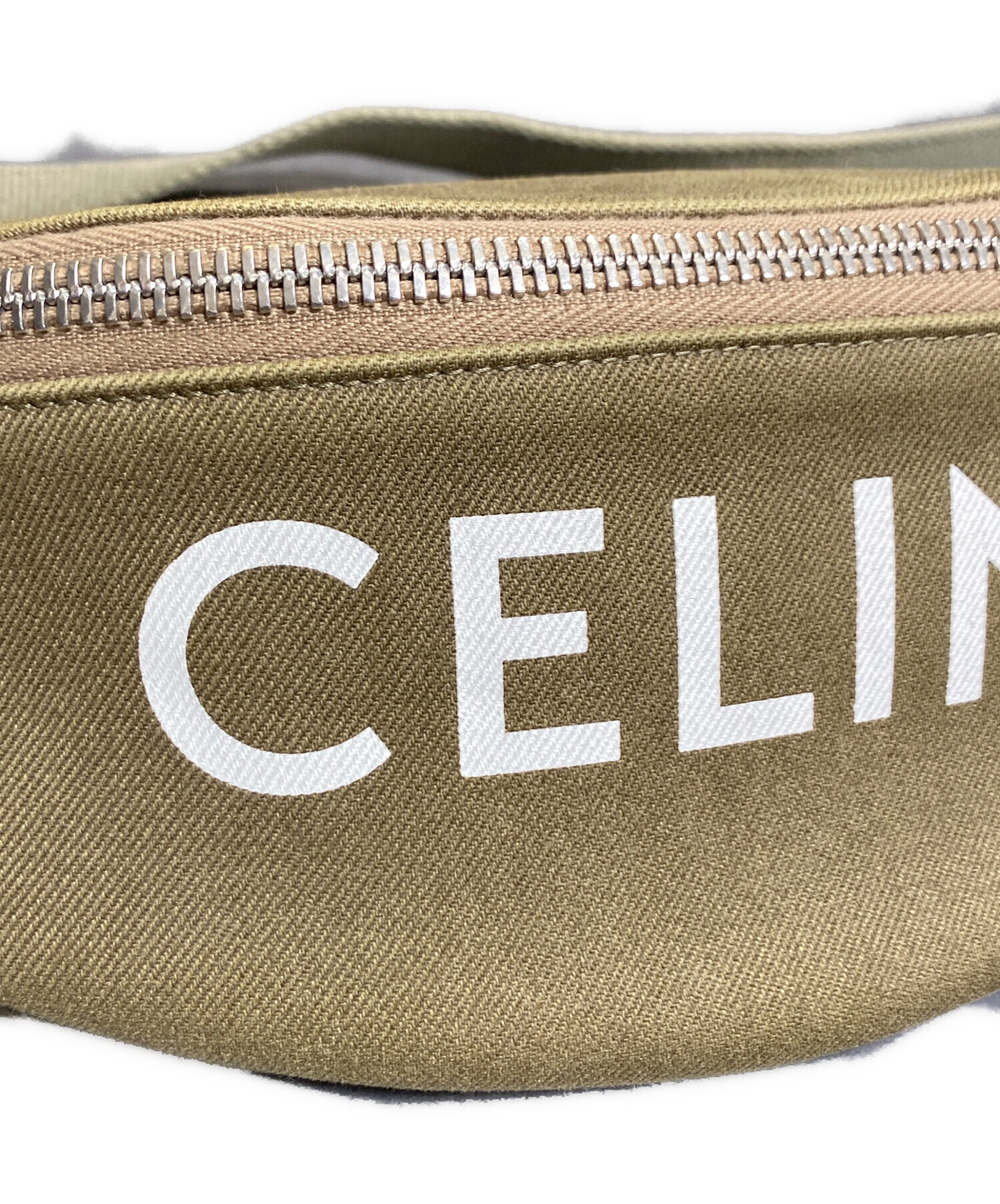 中古・古着通販】CELINE (セリーヌ) ウエストバッグ オリーブ