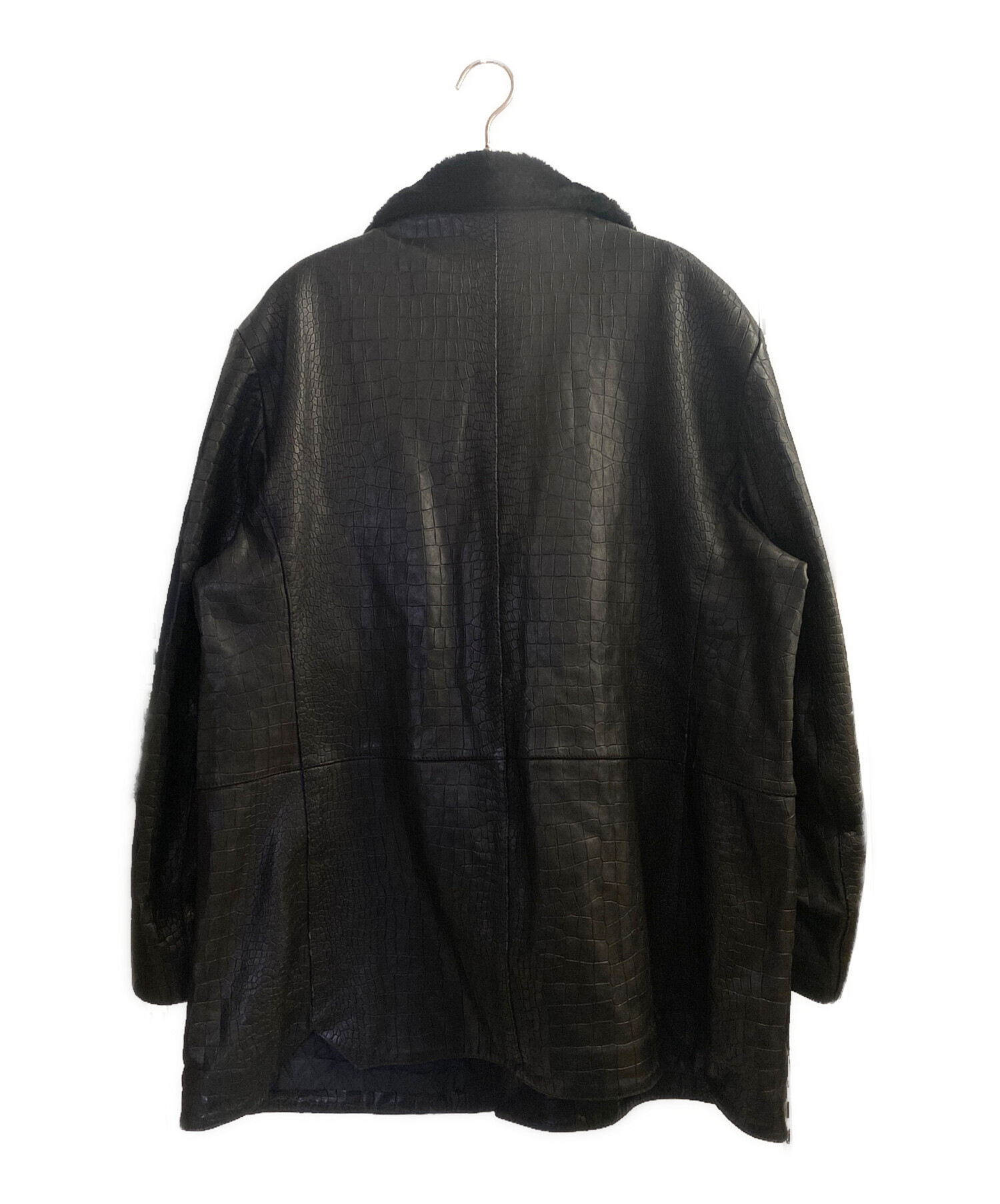 ★未使用ジョルジオアルマーニ''黒タグ''レザー×ナイロンフード付コート★ ジョルジオアルマーニ⁄ショルダーバッグ⁄ラ プリマ⁄黒⁄レザー⁄型番