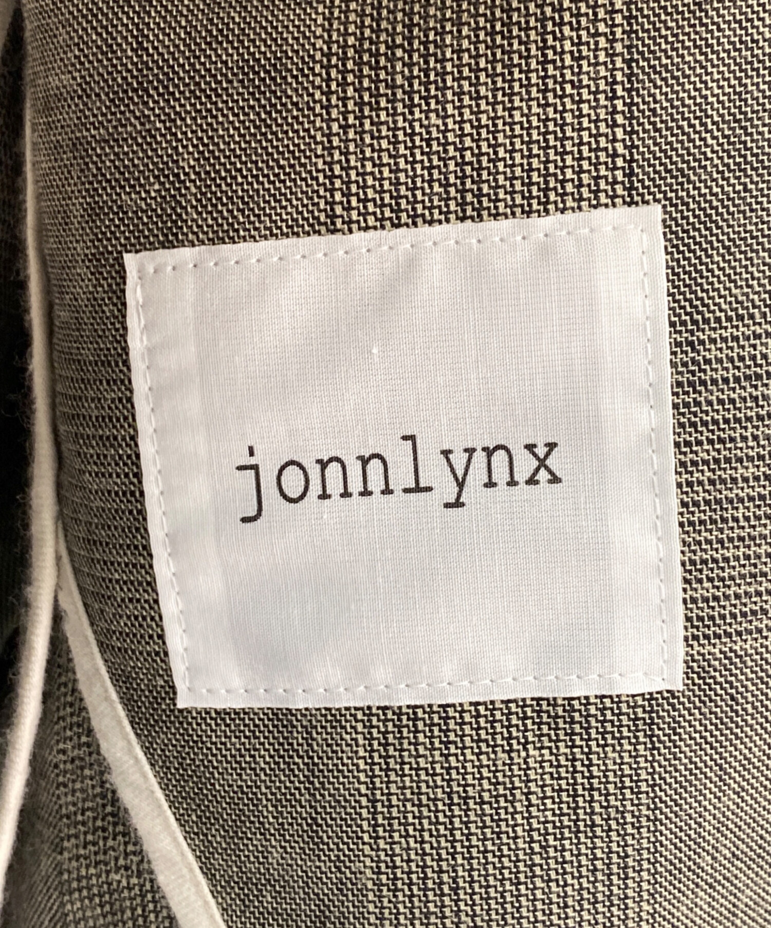 中古・古着通販】jonnlynx (ジョンリンクス) グレンチェック変形