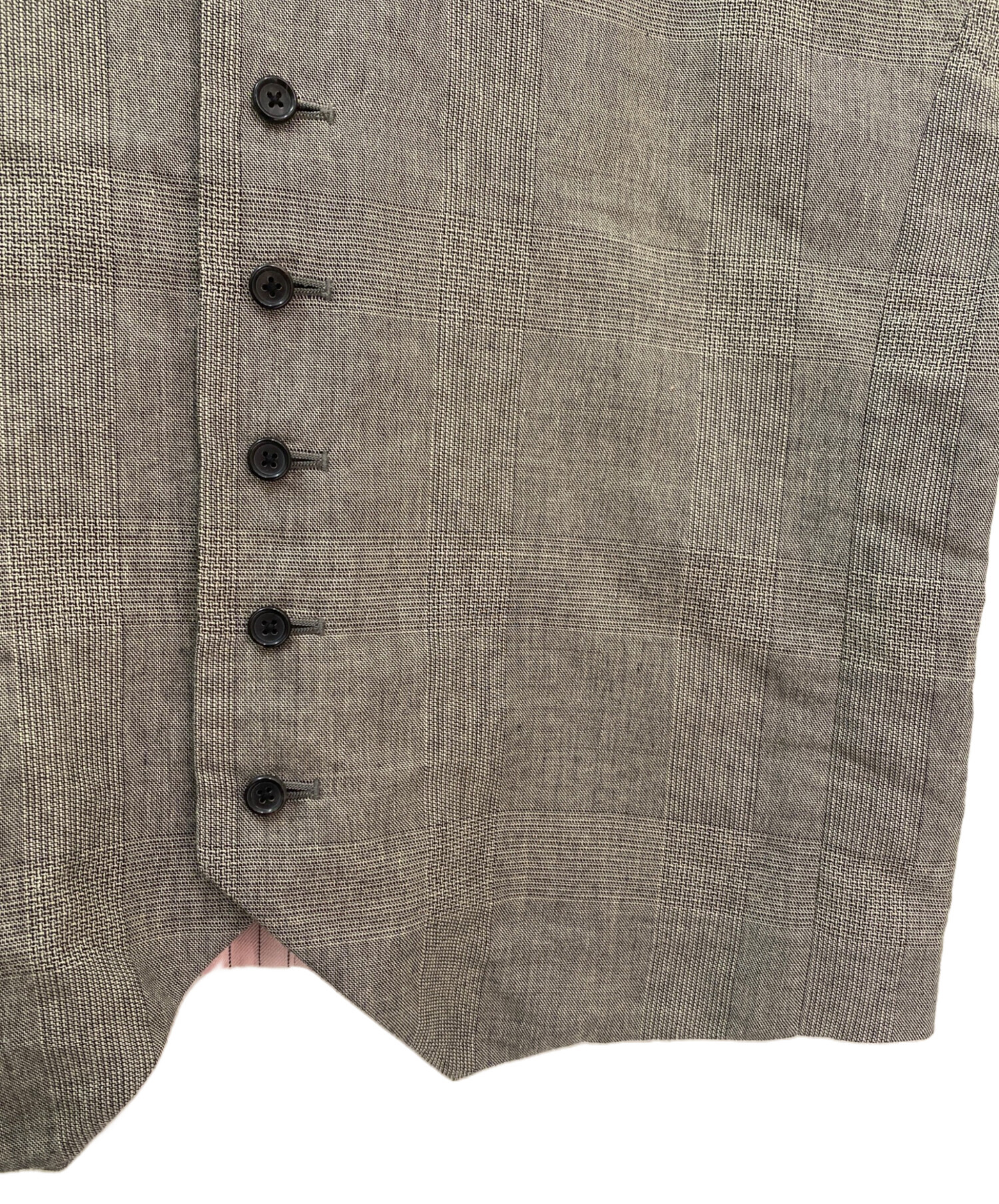 中古・古着通販】jonnlynx (ジョンリンクス) two tone gilet グレー