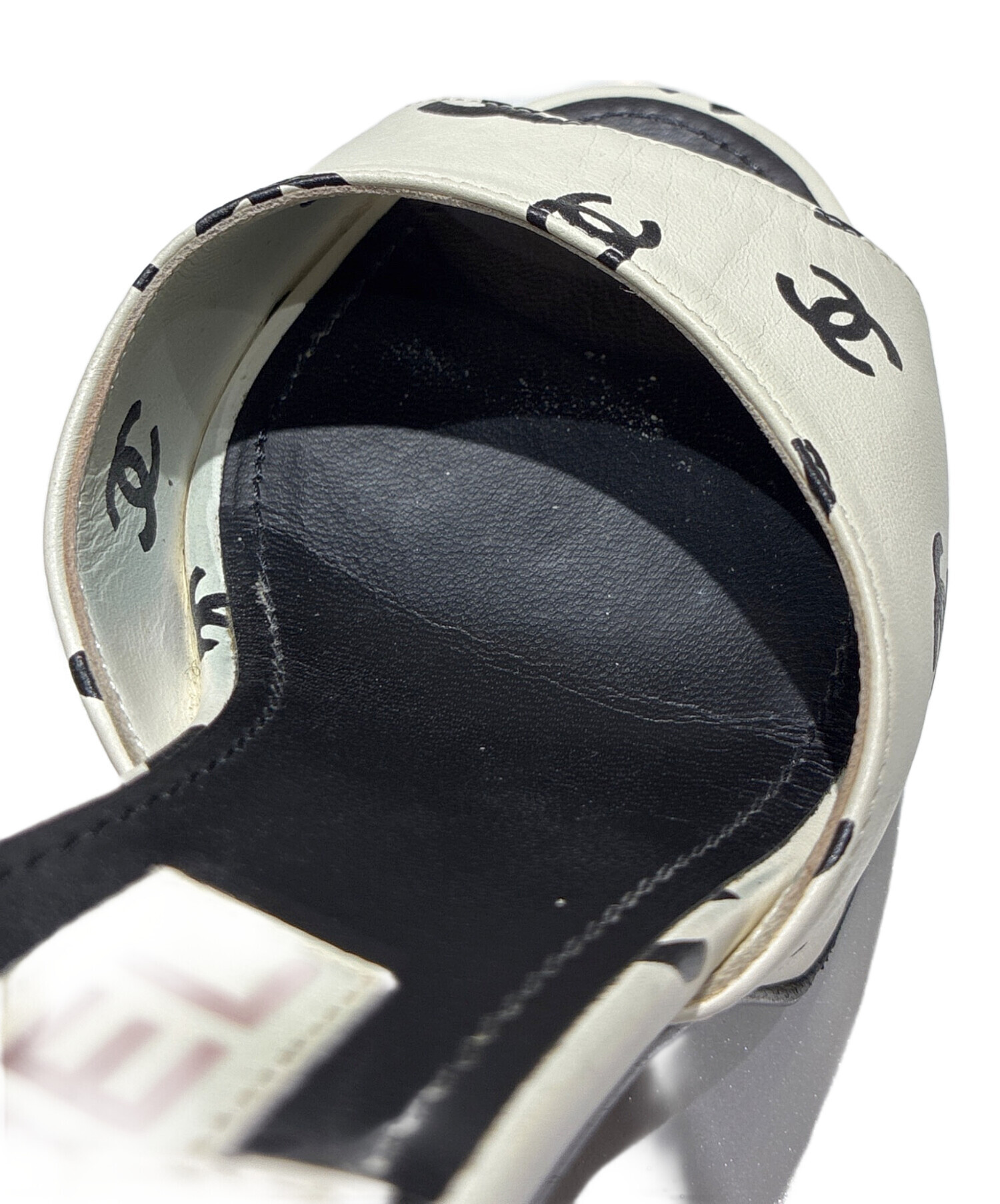 中古・古着通販】CHANEL (シャネル) ココマーク総柄ストラップサンダル