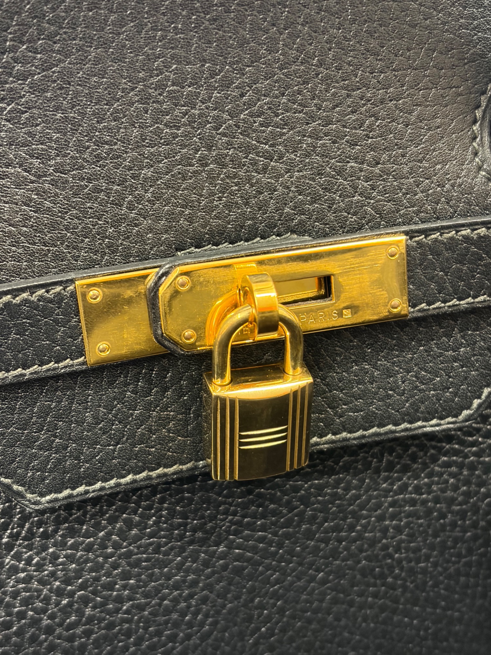 エルメス アールデイ アルデンヌ ブラック ゴールド金具 2Wayバッグ ST有