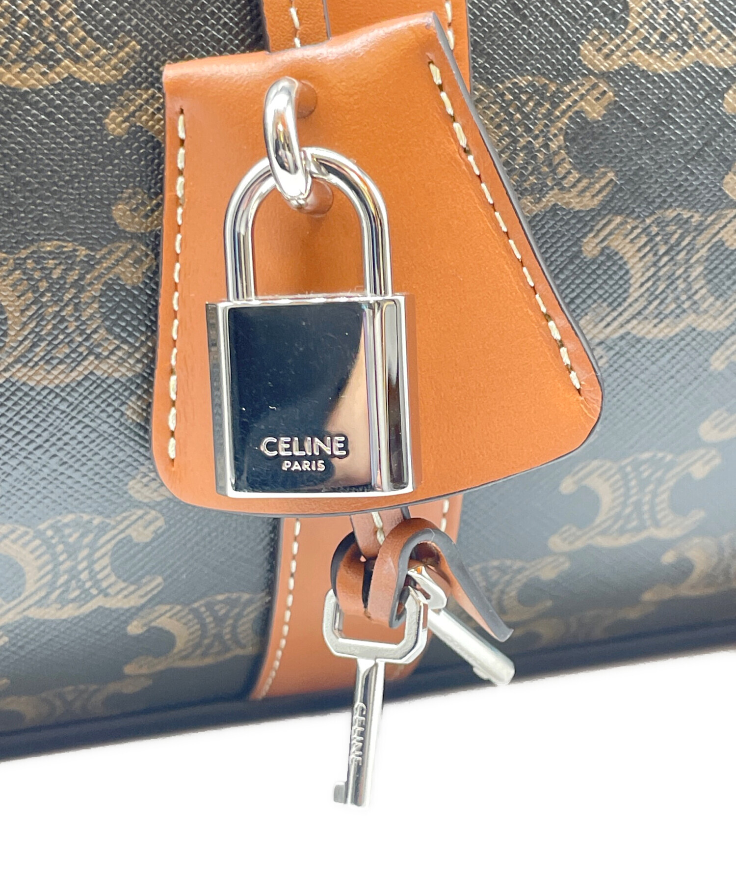 中古・古着通販】CELINE (セリーヌ) トラベル ドッグバッグ ブラウン