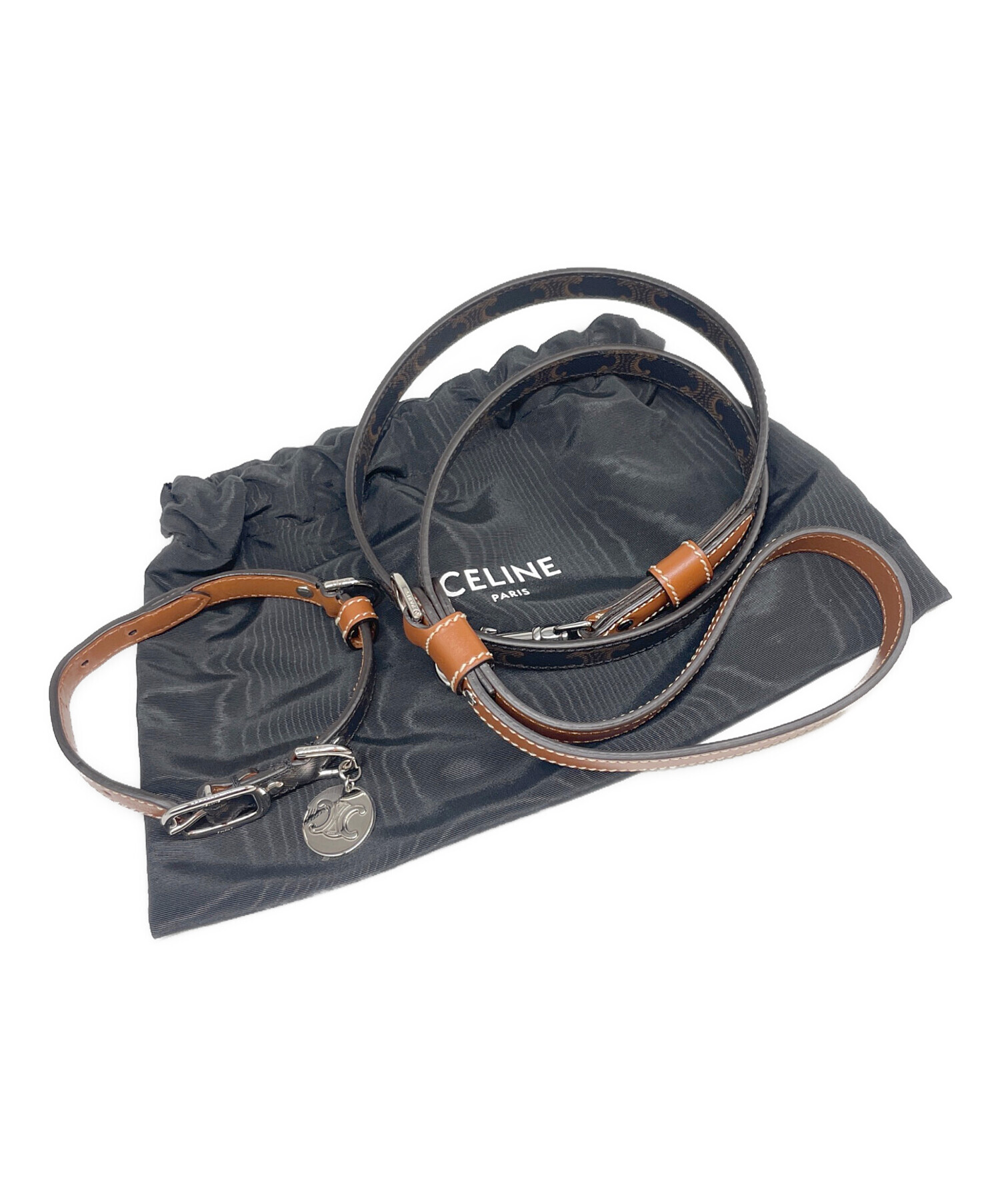 中古・古着通販】CELINE (セリーヌ) トリオンフ リード&首輪セット
