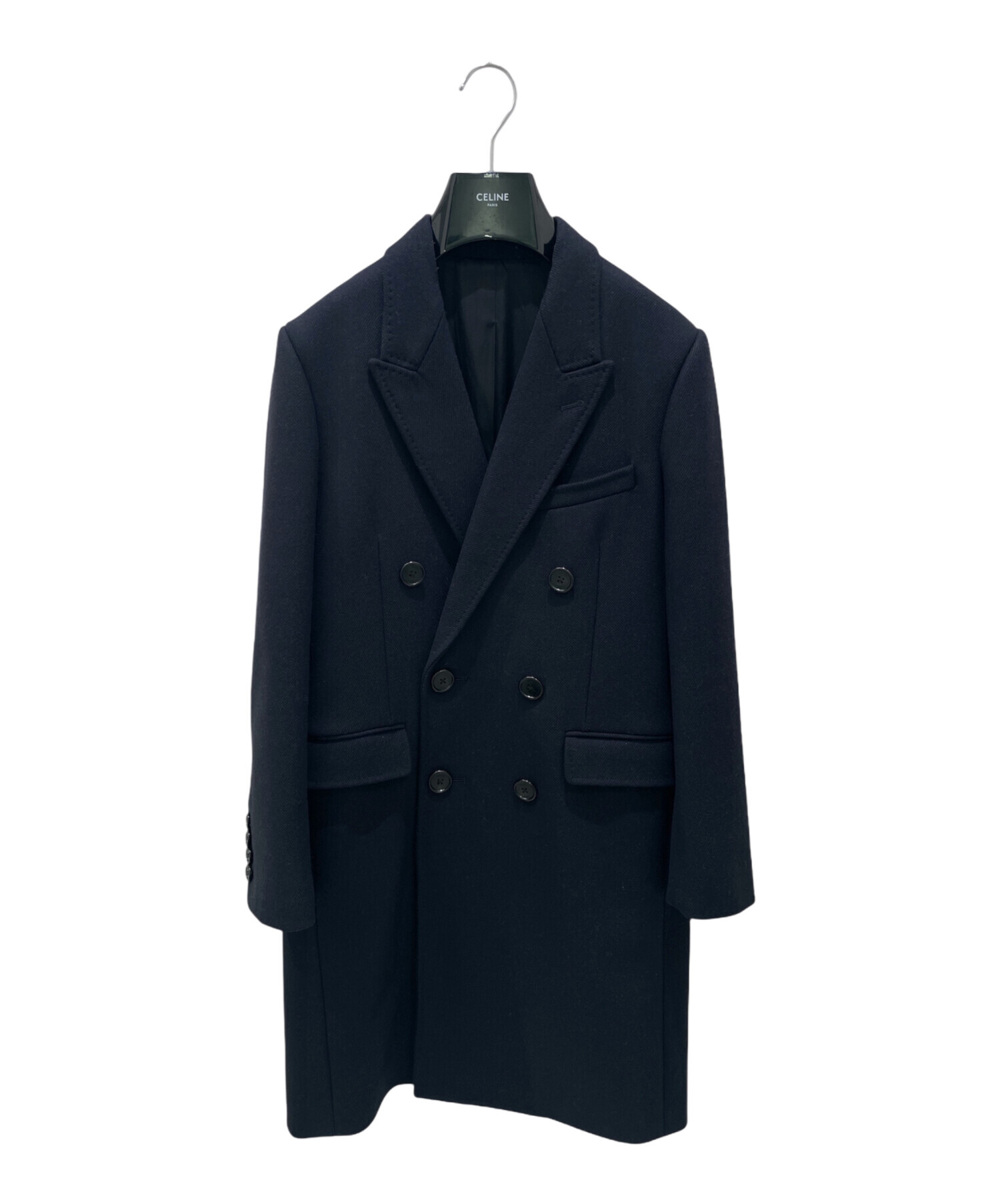 【美品】CELINE セリーヌ フィービーファイロ　ダブル チェスターコート 中古・古着通販】CELINE (セリーヌ) ダブルブレストウールチェスター