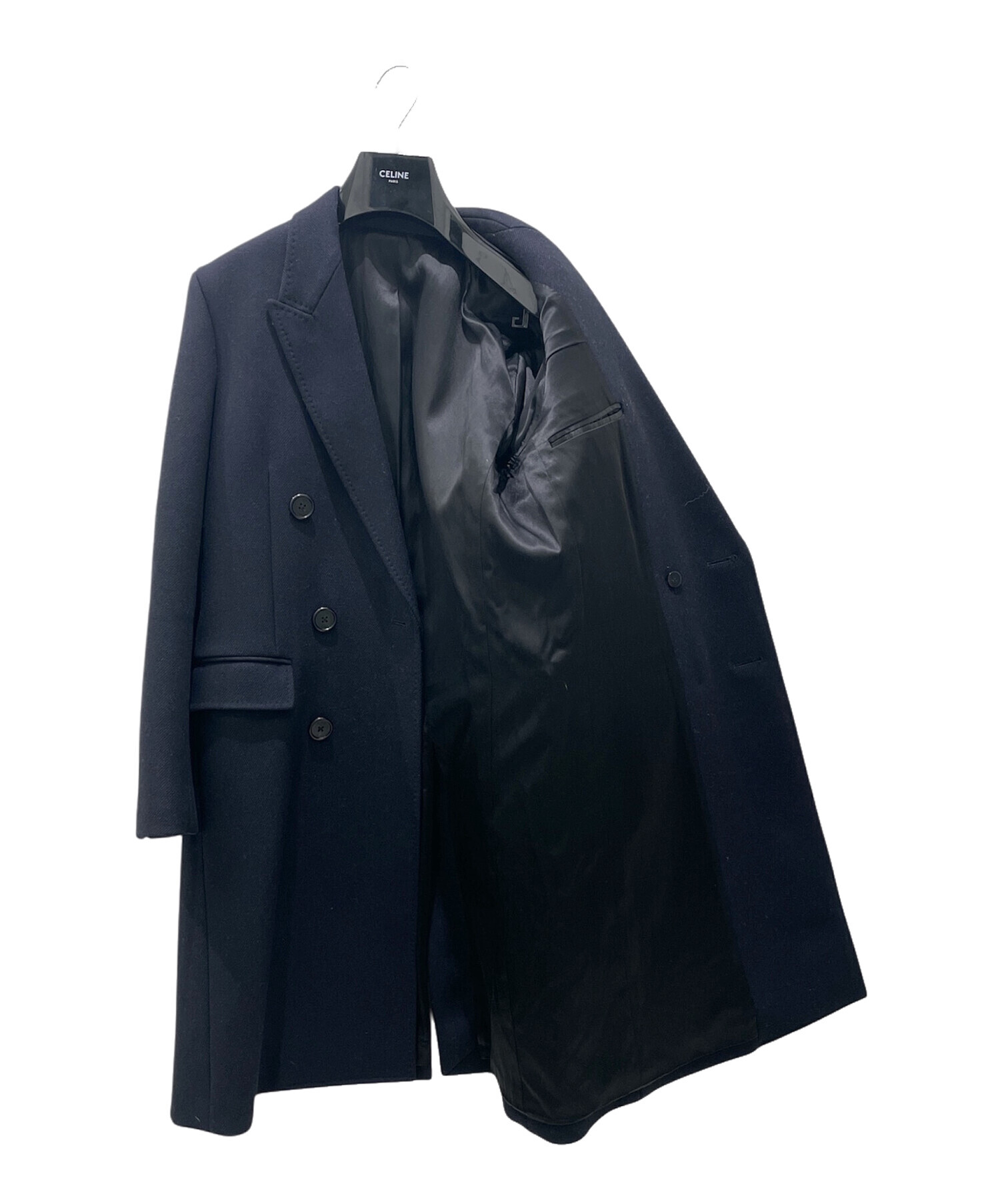 中古・古着通販】CELINE (セリーヌ) ダブルブレストウールチェスター