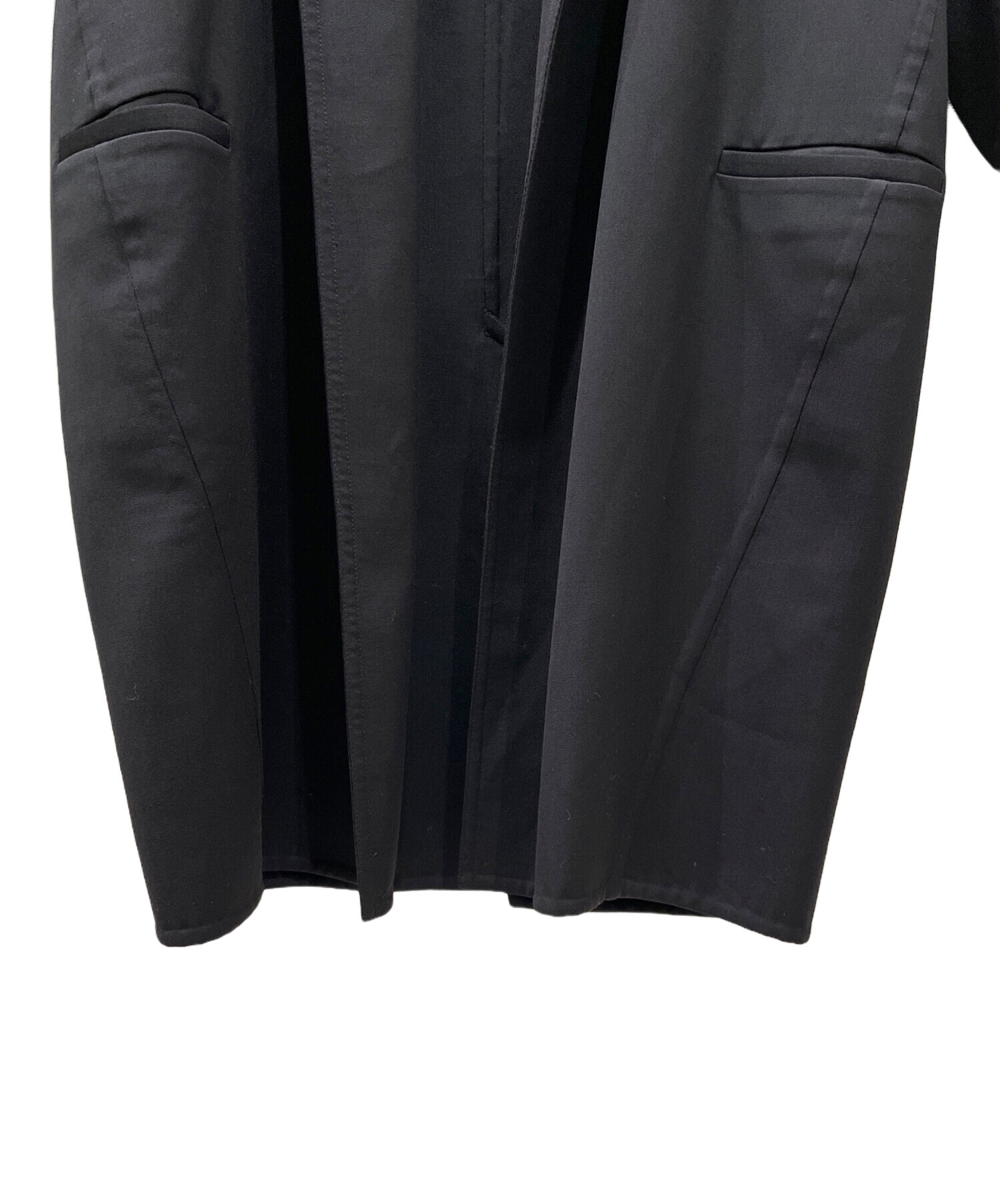 中古・古着通販】CELINE (セリーヌ) エッグクロンビーコート ブラック