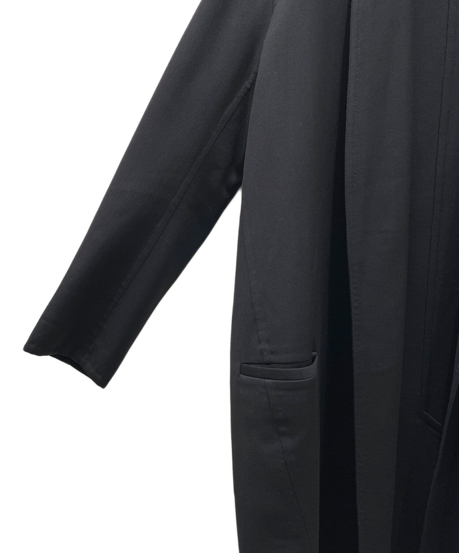 中古・古着通販】CELINE (セリーヌ) エッグクロンビーコート ブラック