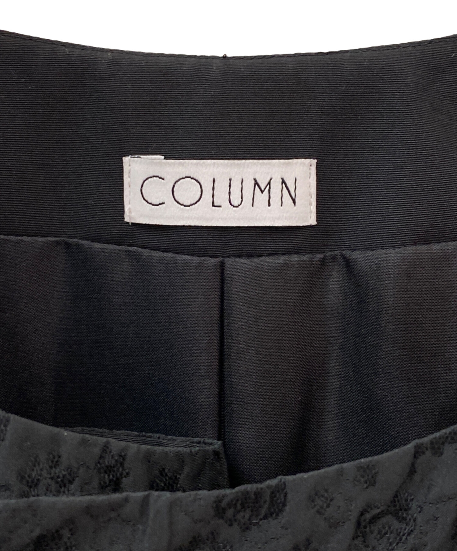 中古・古着通販】COLUMN (コラム) ジャガードボリュームコート