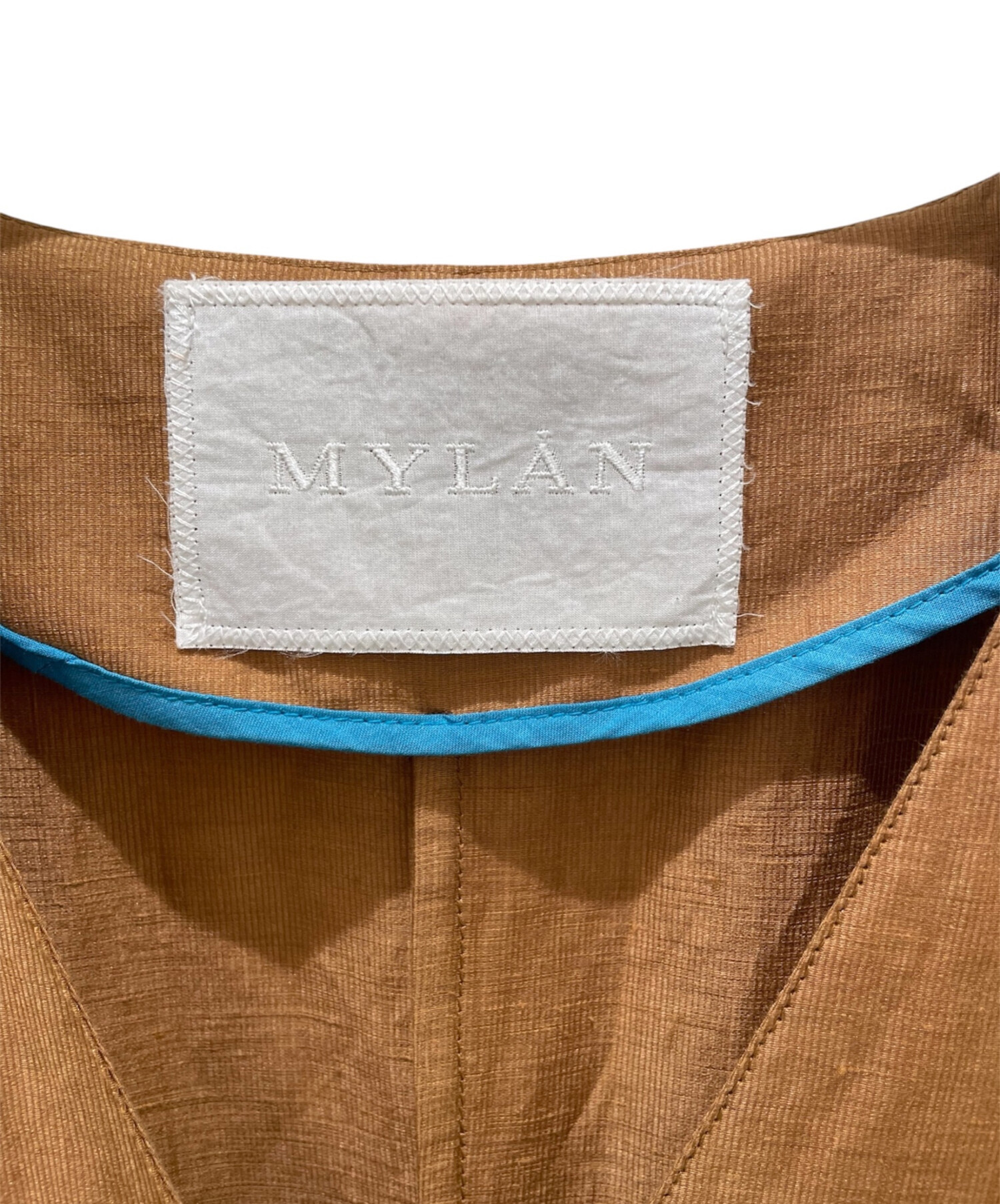 中古・古着通販】MYLAN (マイラン) Volume Sleeve Dress ブラウン
