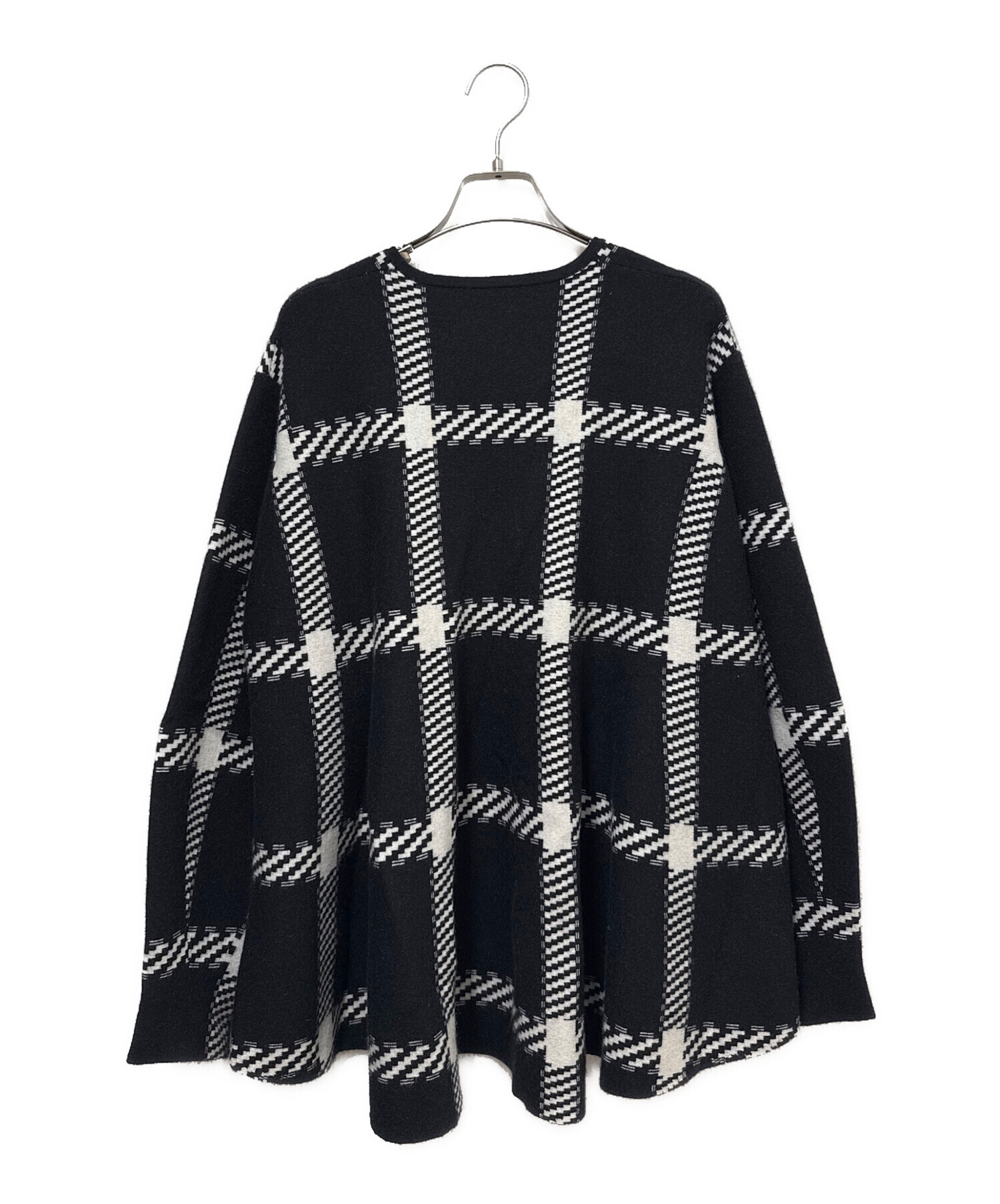 23AW 完売品✨マイラン ウールカシミヤ ニット フレアトップ Pearl 中古・古着通販】MYLAN (マイラン) カシミヤニットフレアトップ