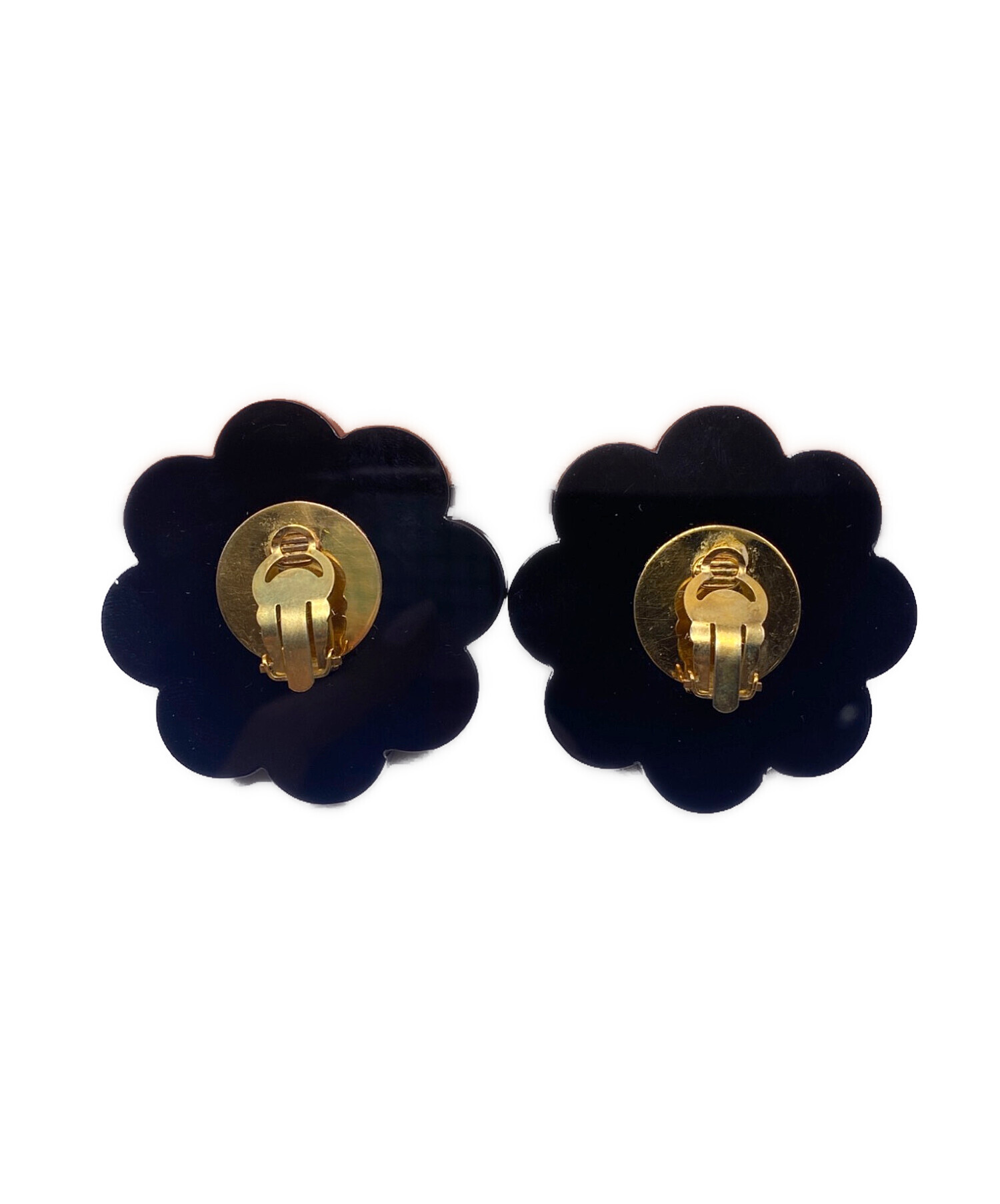 中古・古着通販】CHANEL (シャネル) カメリアフェイクパールイヤリング