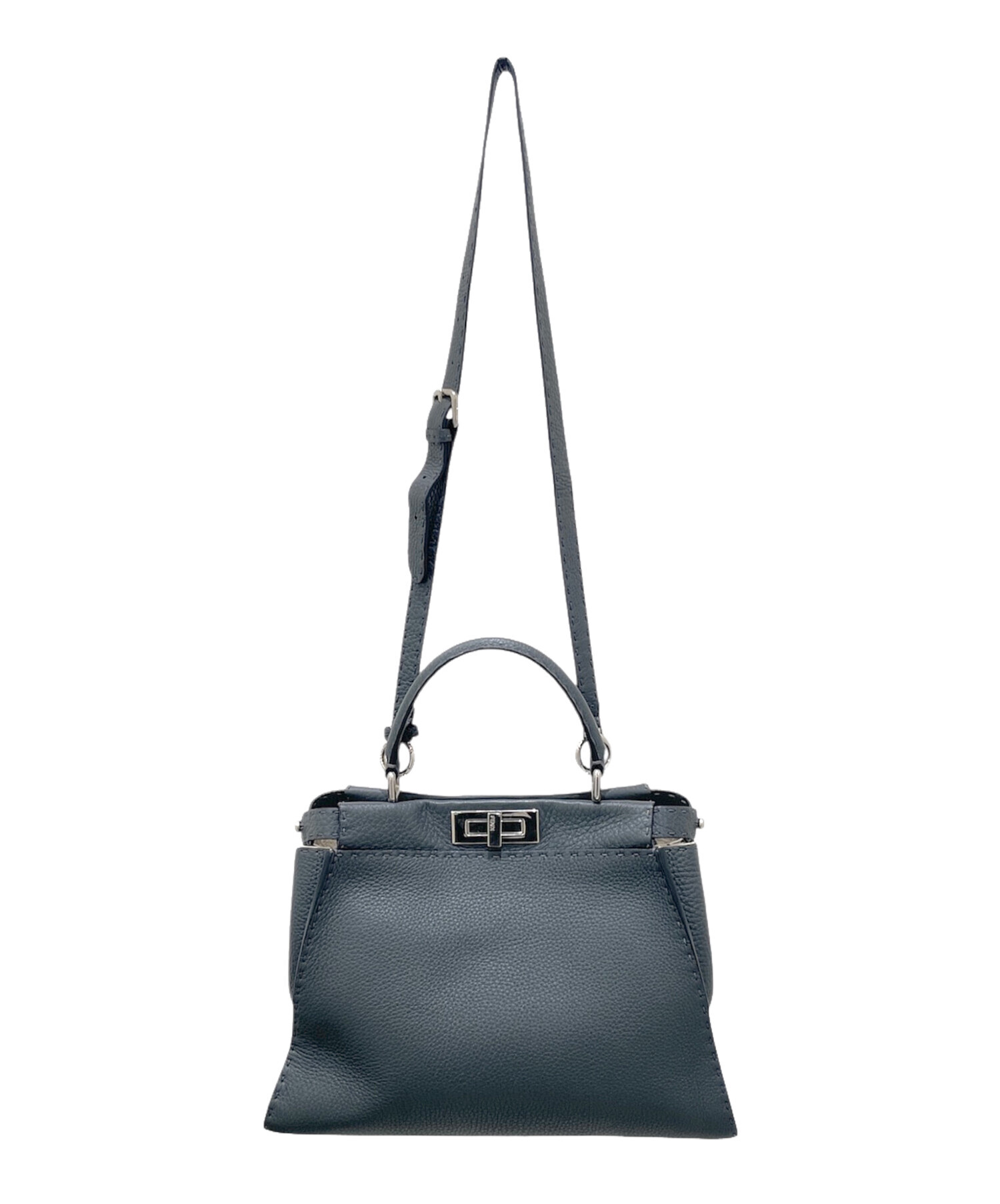 中古・古着通販】FENDI (フェンディ) ピーカブー ミディアム グレー