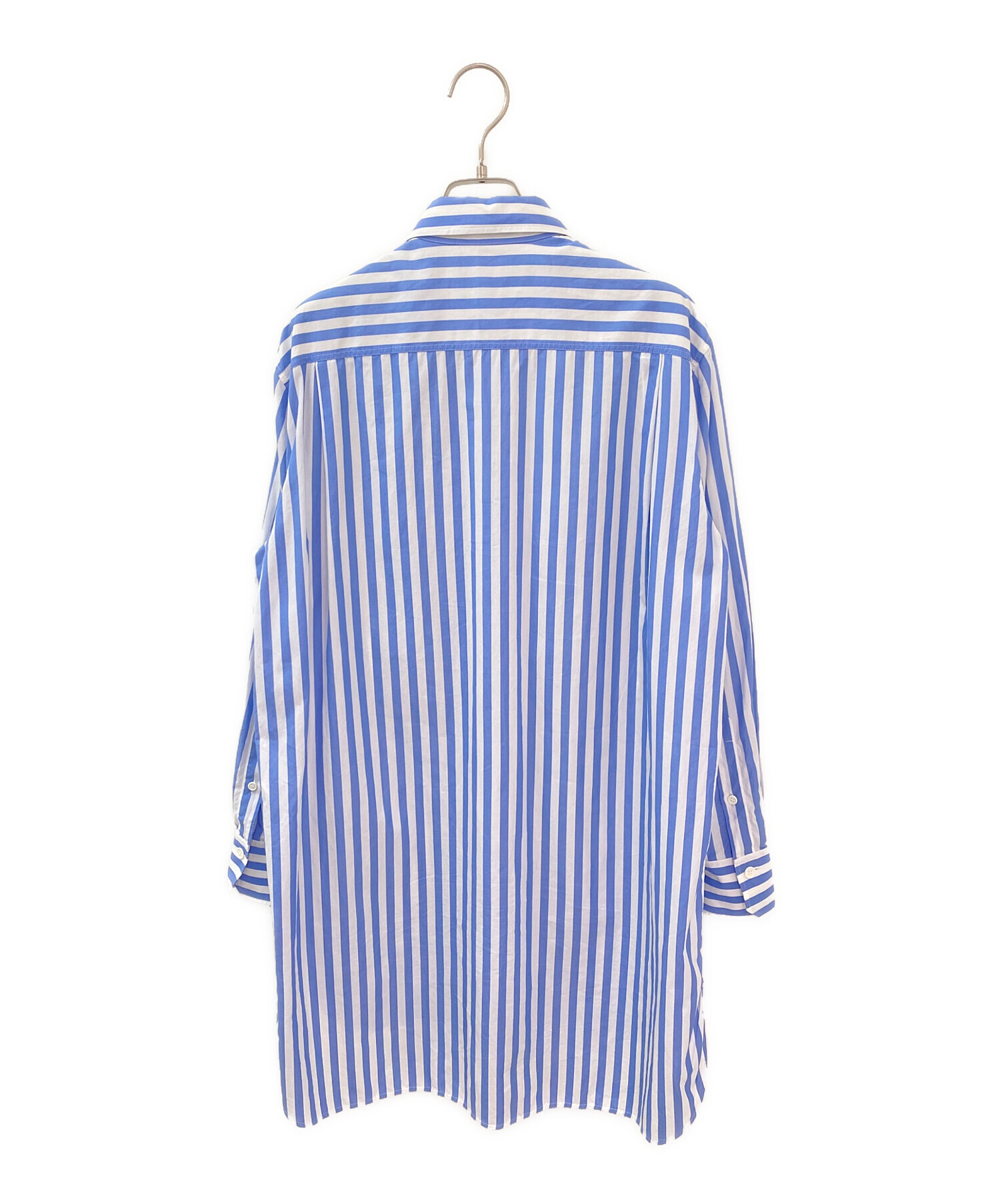中古・古着通販】CELINE (セリーヌ) シャツストライプワンピース