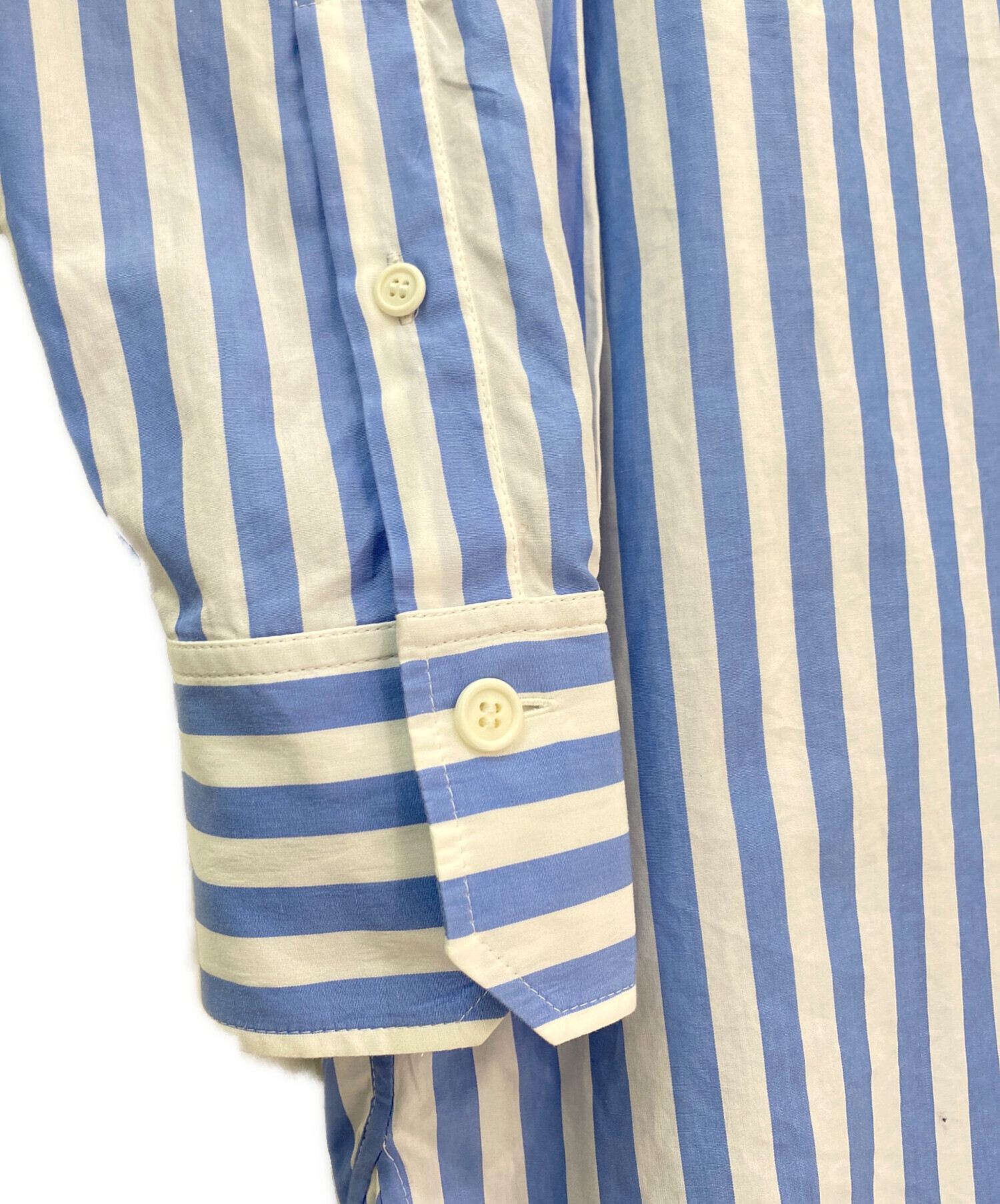 中古・古着通販】CELINE (セリーヌ) シャツストライプワンピース