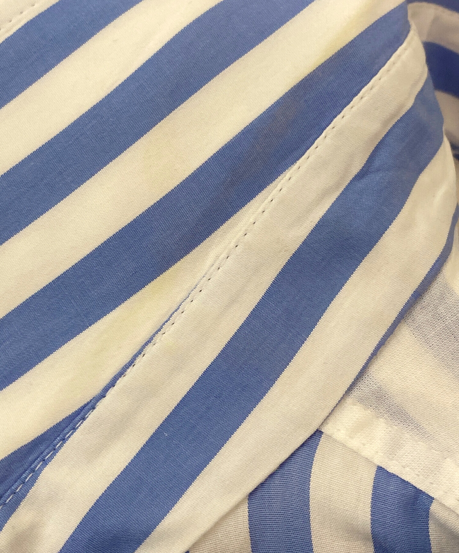 中古・古着通販】CELINE (セリーヌ) シャツストライプワンピース