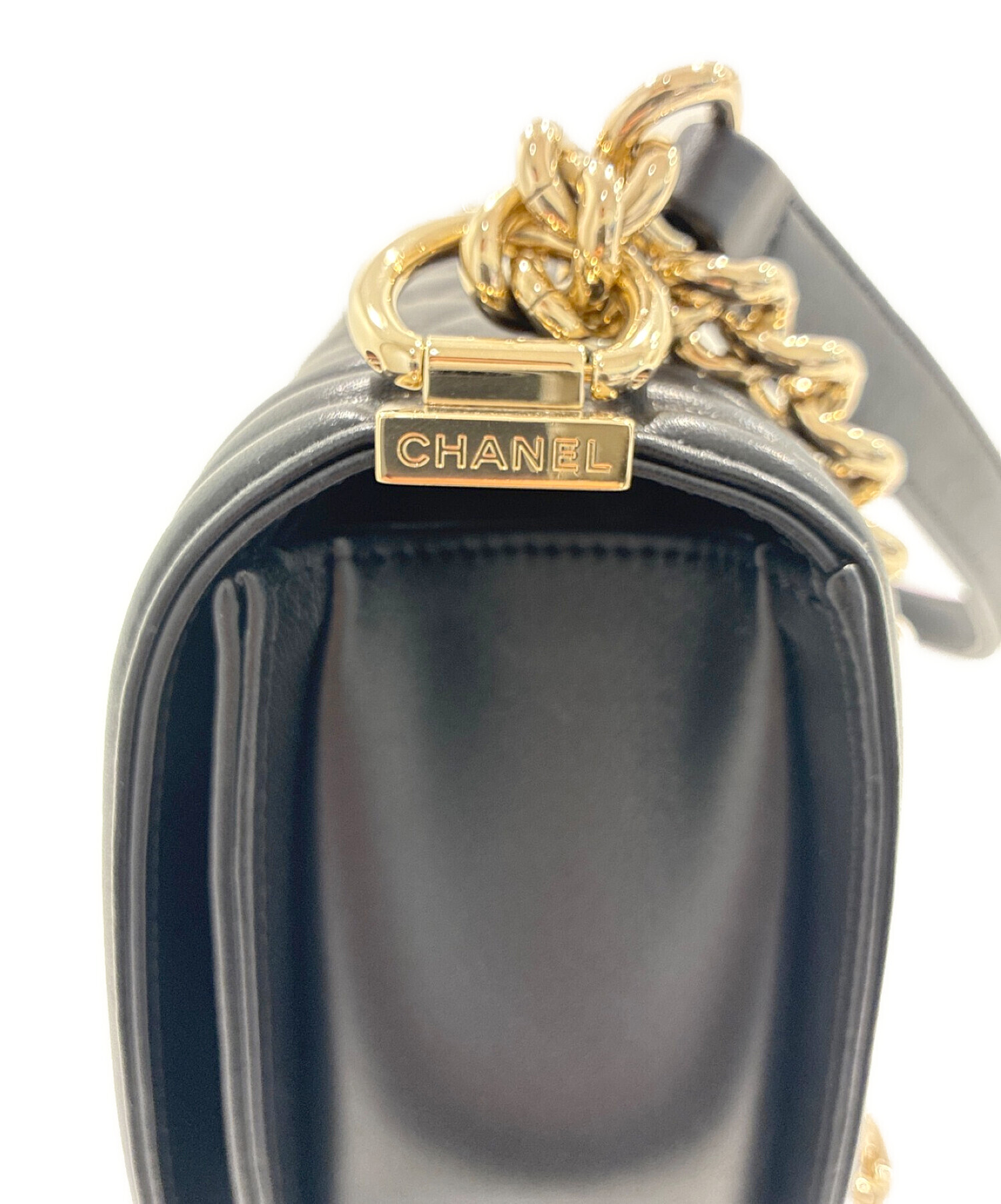 中古・古着通販】CHANEL (シャネル) ボーイシャネル25/ブラック