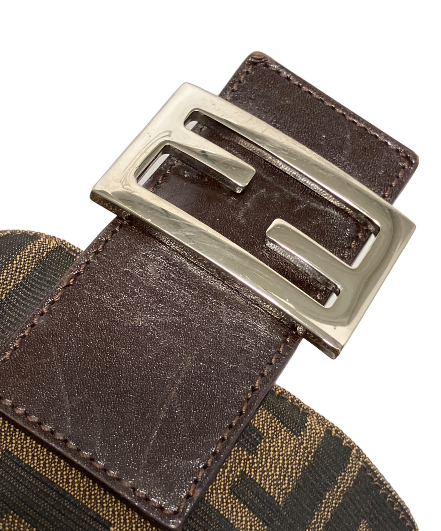 中古・古着通販】FENDI (フェンディ) ズッカ マンマバケット ブラウン