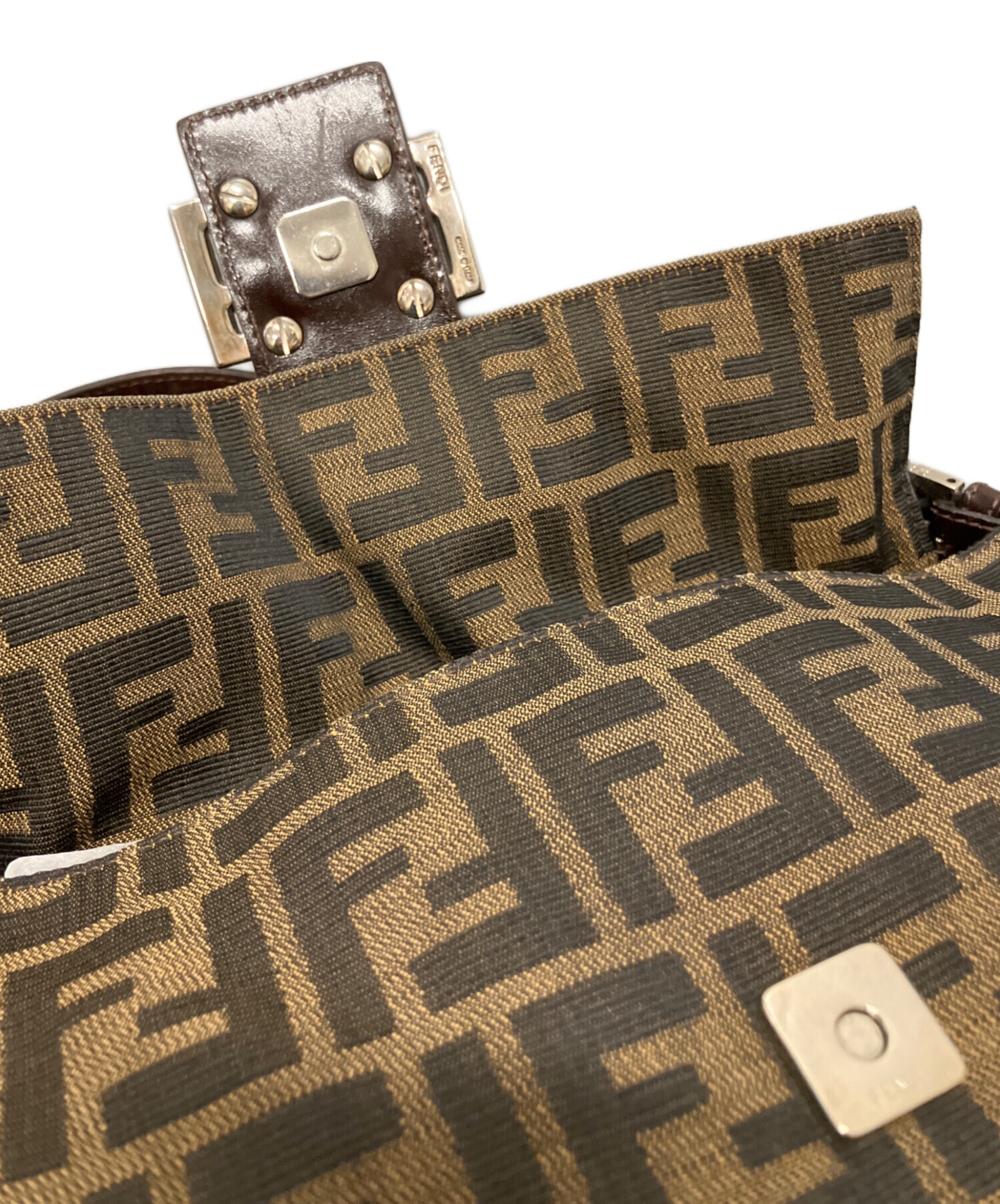 中古・古着通販】FENDI (フェンディ) ズッカ マンマバケット ブラウン