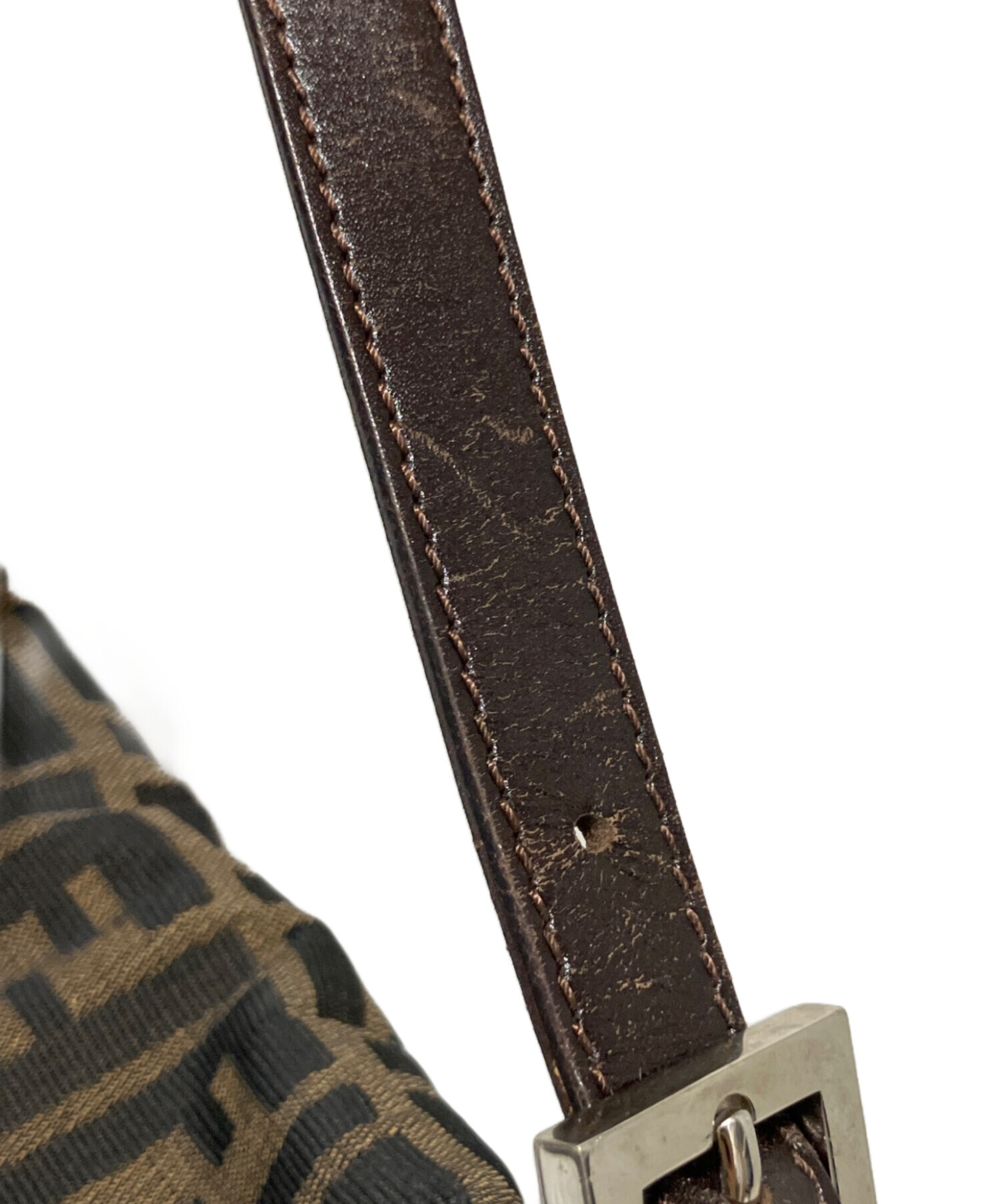 中古・古着通販】FENDI (フェンディ) ズッカ マンマバケット ブラウン