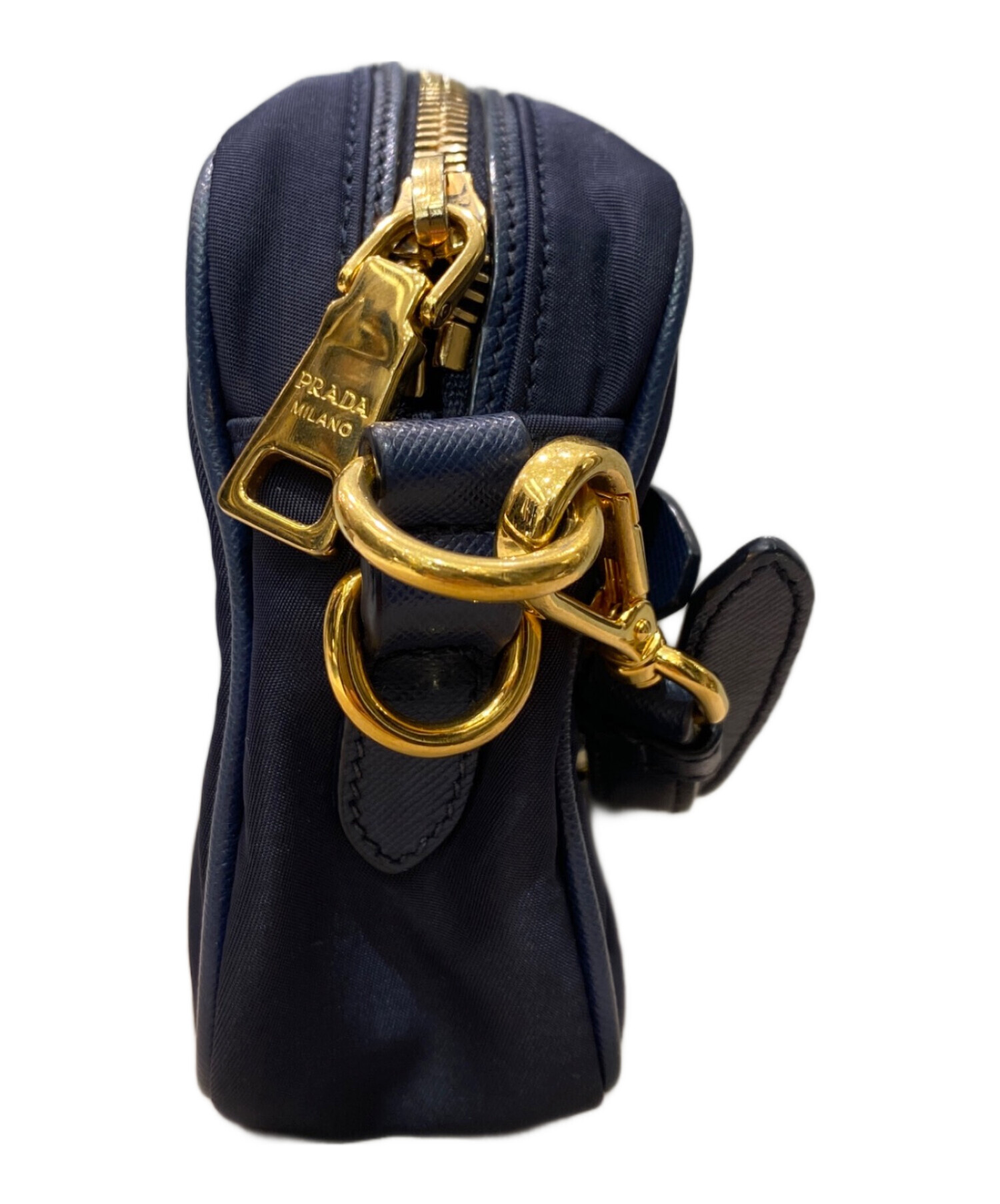 中古・古着通販】PRADA (プラダ) ショルダーバッグ ネイビー｜ブランド