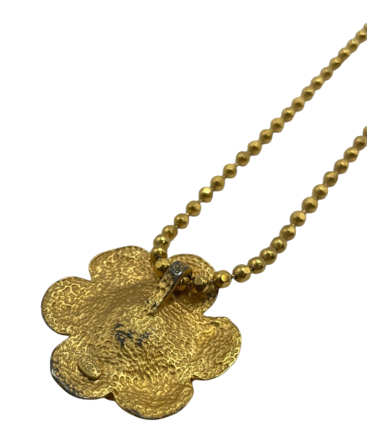 中古・古着通販】CHANEL (シャネル) カメリアボールチェーンネックレス
