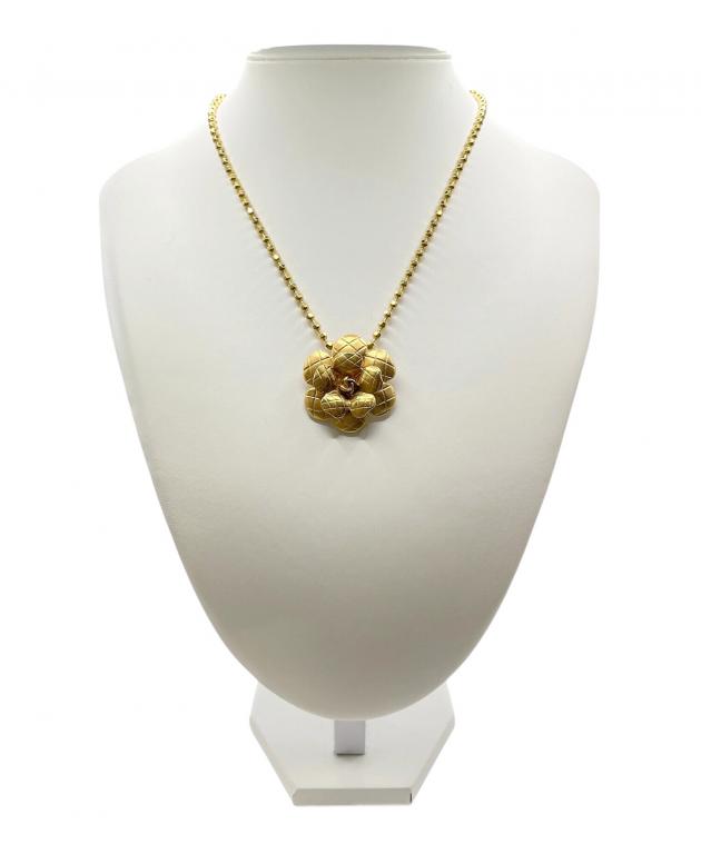 中古・古着通販】CHANEL (シャネル) カメリアボールチェーンネックレス