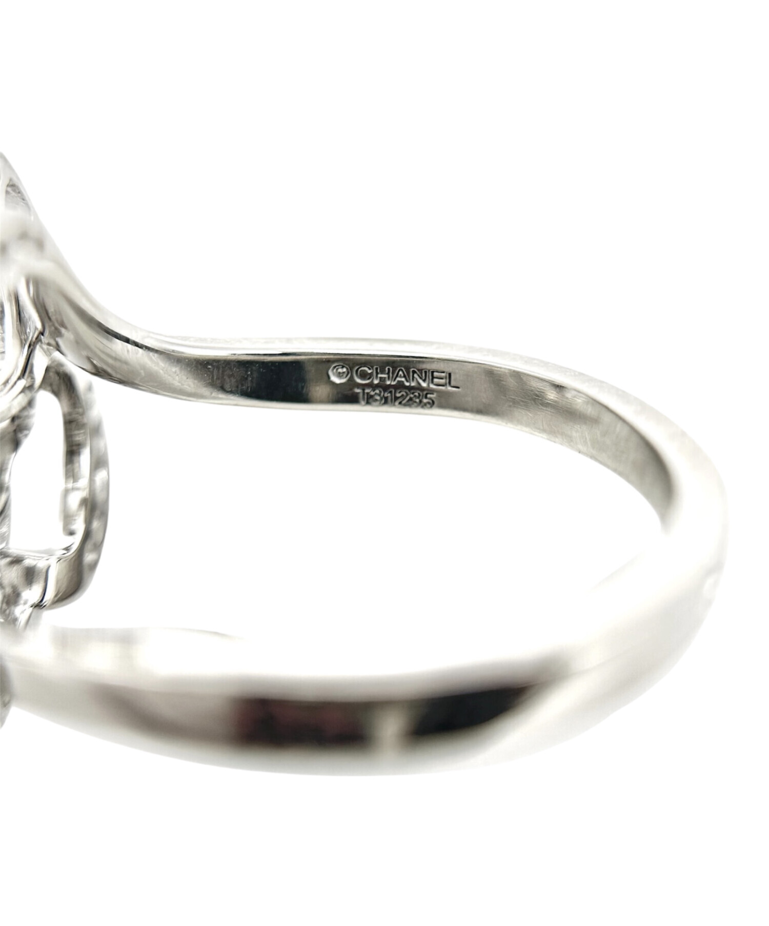中古・古着通販】CHANEL (シャネル) Diamond Camellia Ring Medium