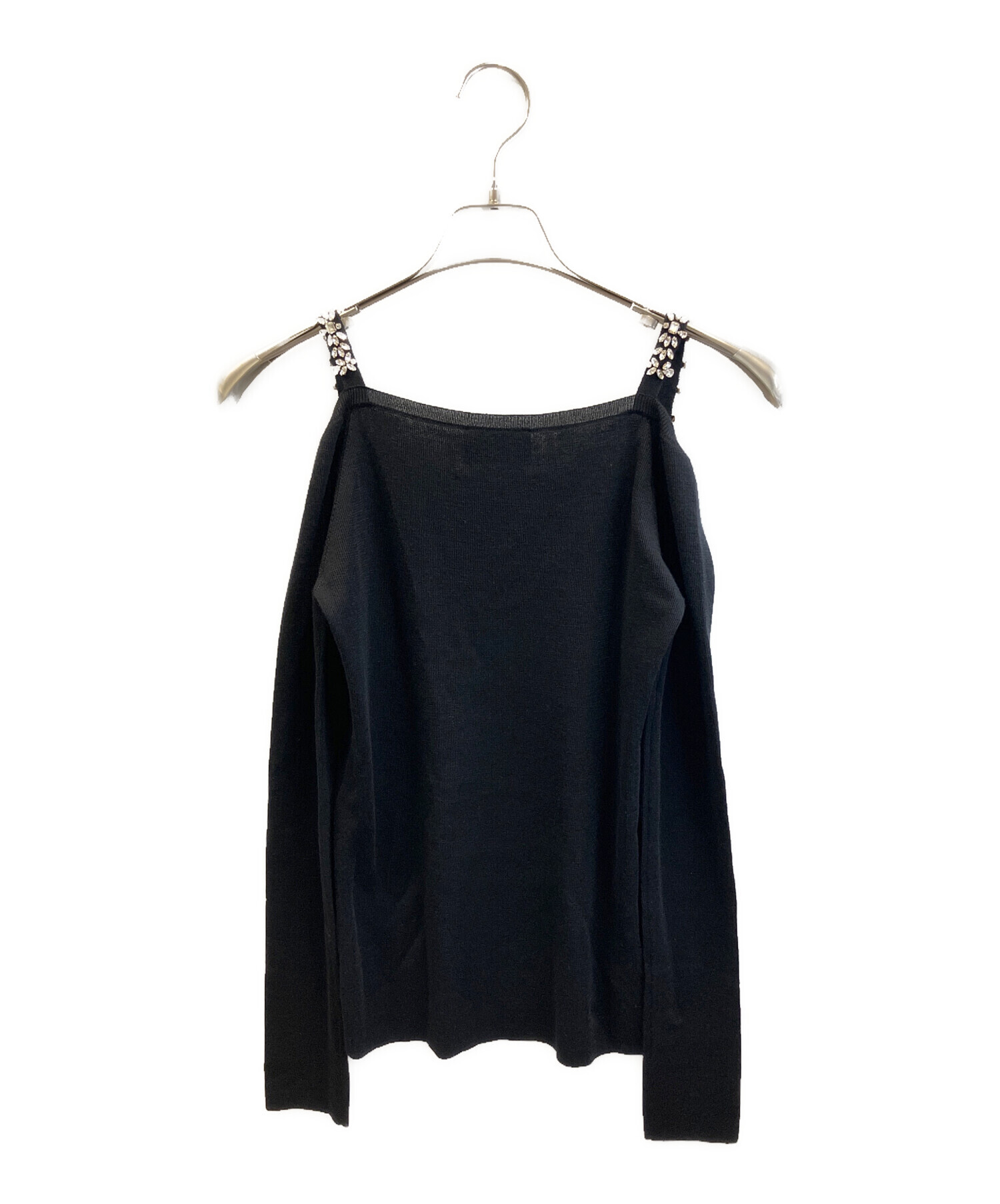 中古・古着通販】PRADA (プラダ) オフショルダーカシミアニット P24QOH