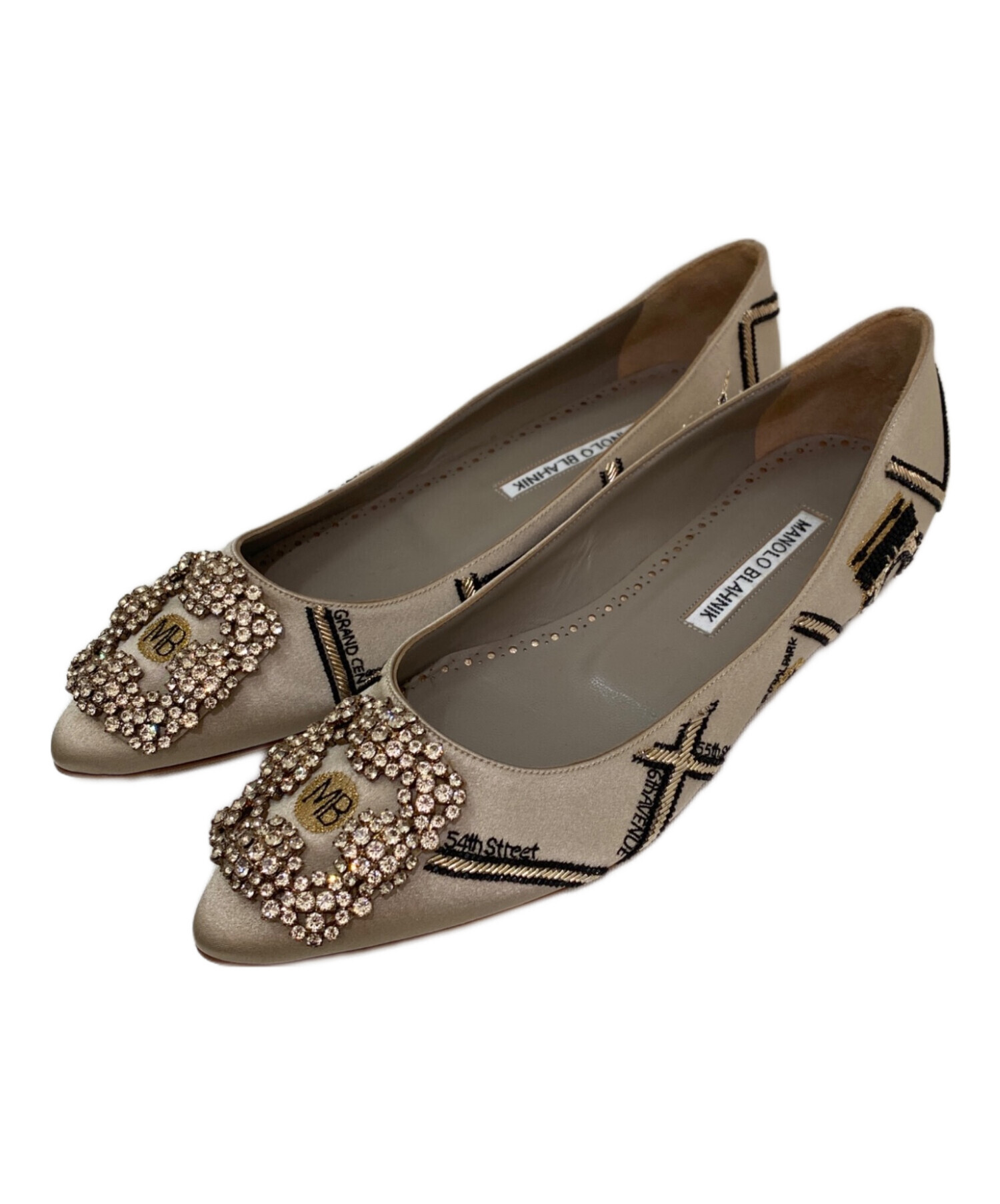 中古・古着通販】Manolo Blahnik (マノロブラニク) ハンギシフラット