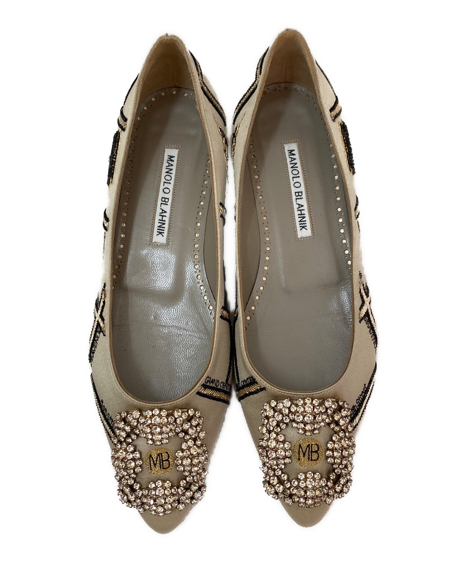 中古・古着通販】Manolo Blahnik (マノロブラニク) ハンギシフラット