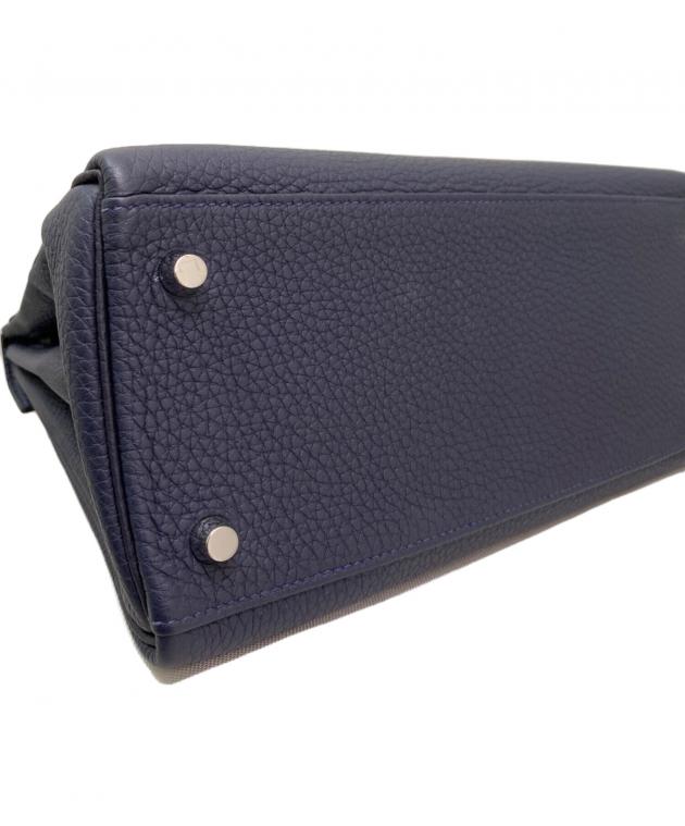 中古・古着通販】HERMES (エルメス) ケリー28 内縫い ネイビー サイズ