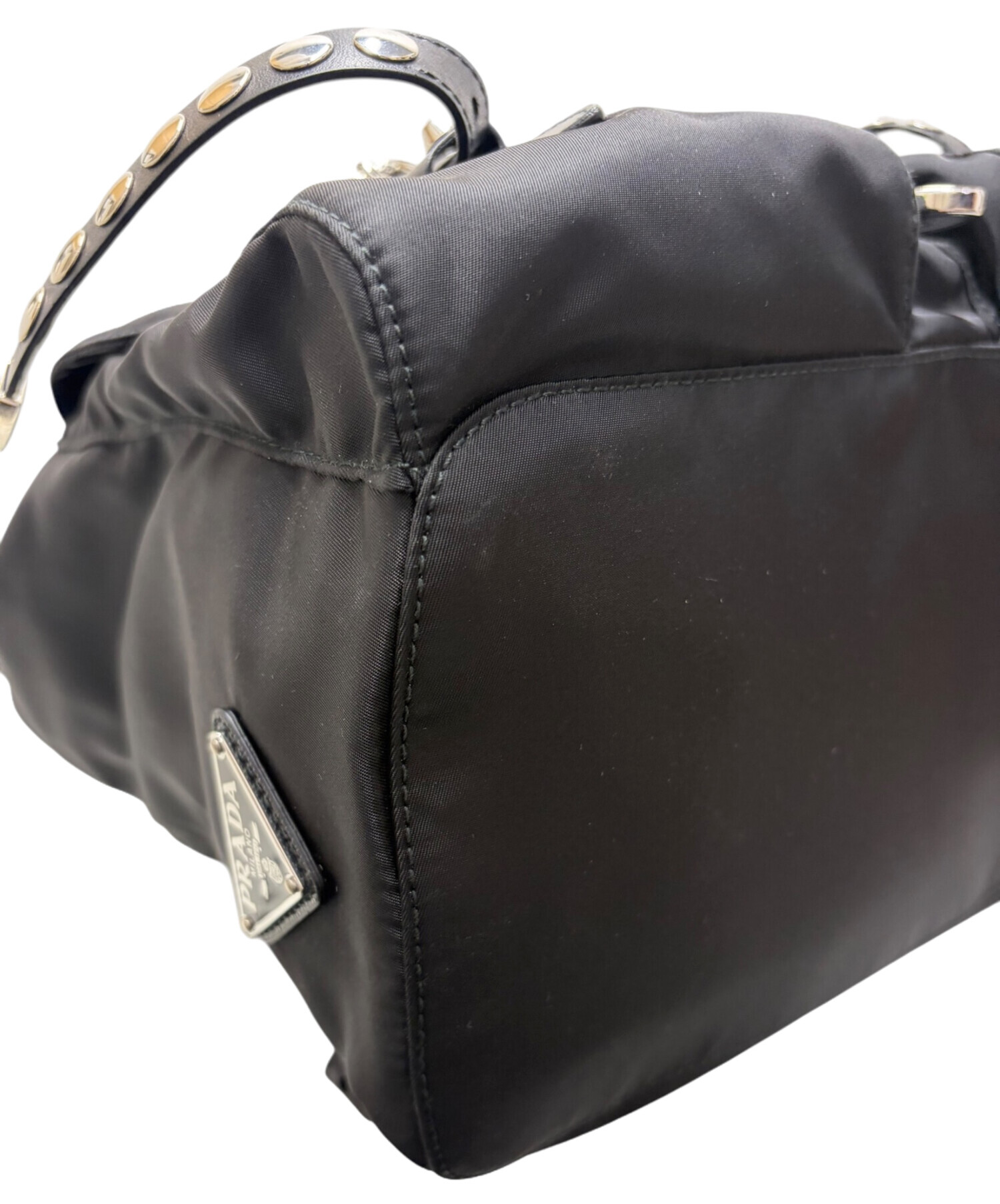 中古・古着通販】PRADA (プラダ) ナイロンスタッズリュック/53905