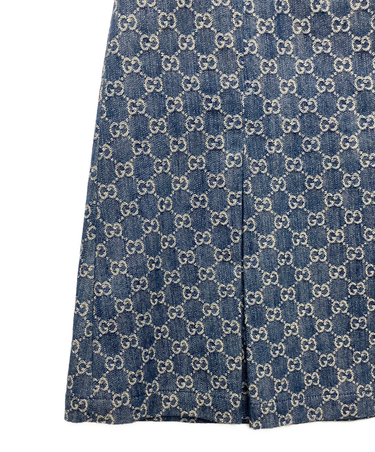 中古・古着通販】GUCCI (グッチ) GGキャンバスデニムスカート