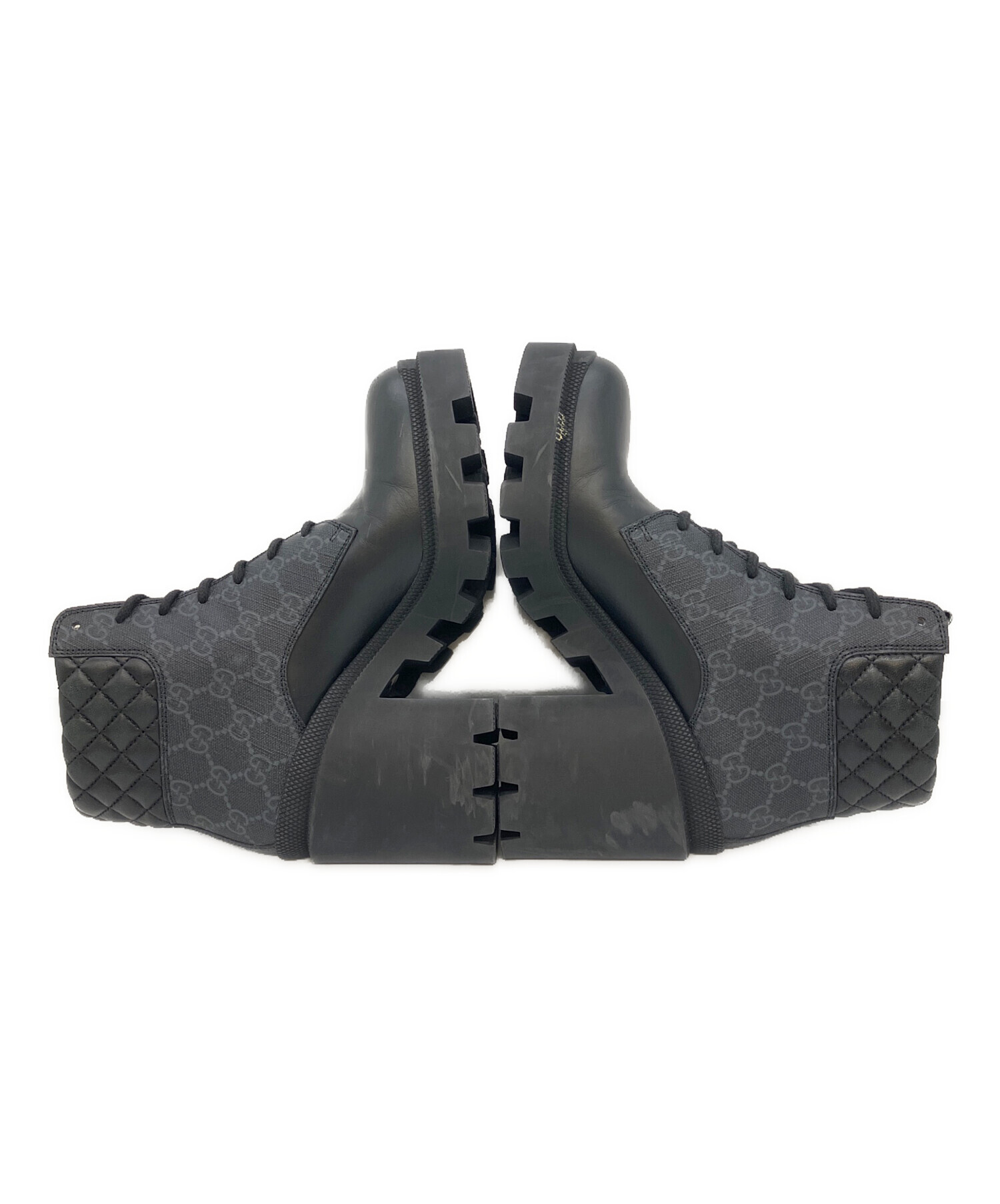 中古・古着通販】GUCCI (グッチ) Trip アンクルブーツ/GGスプリーム