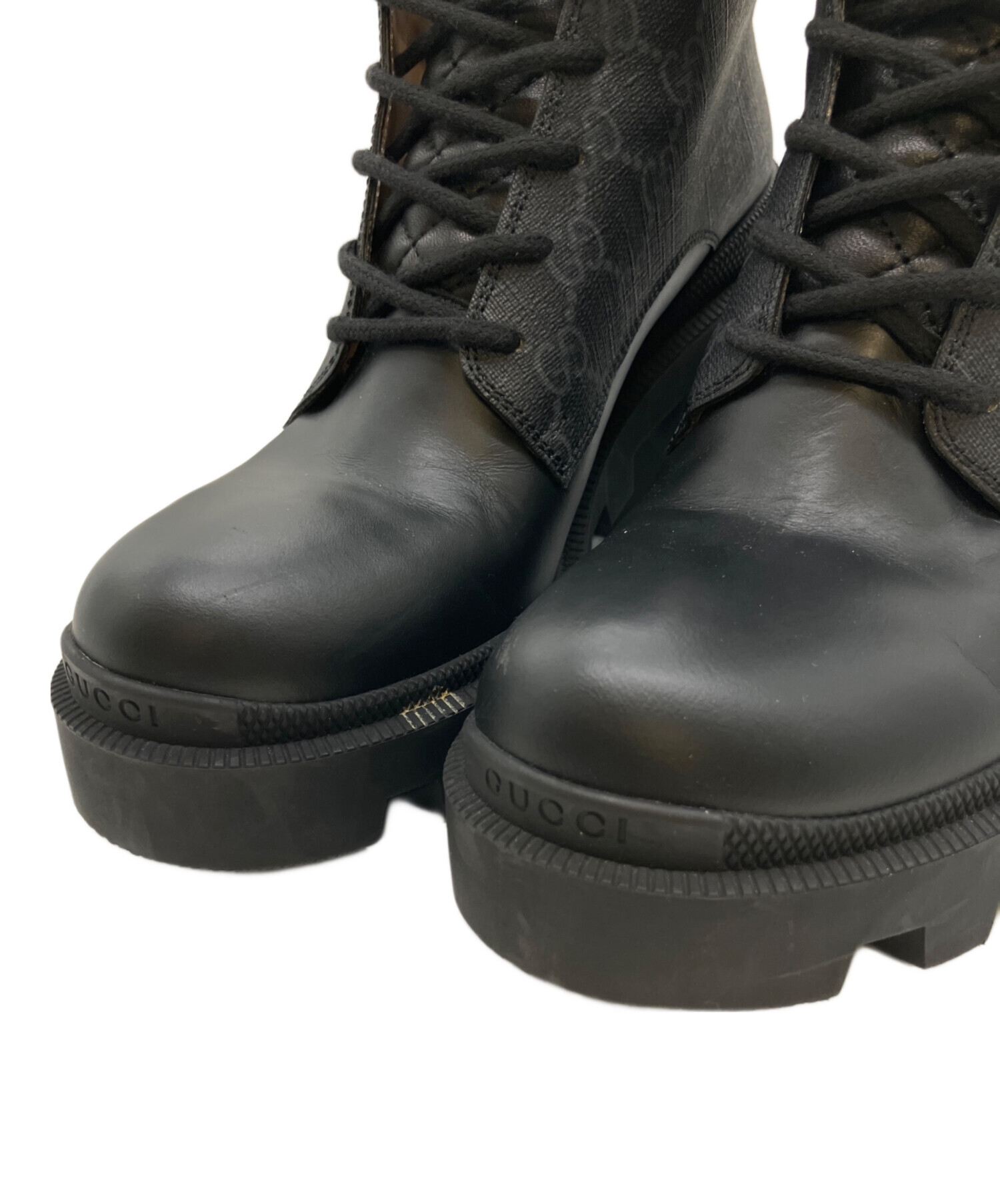 GUCCI ブーツ ショートブーツ vintage ヴィンテージ 古着 グッチ GUCCI - 未使用 Vintage グッチ GUCCI ブーツ ショートブーツ チャッカ