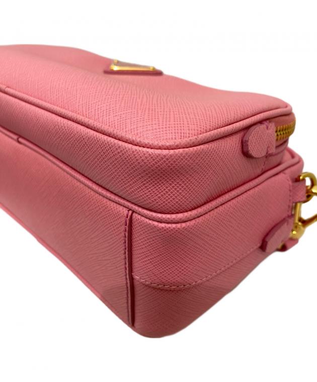 中古・古着通販】PRADA (プラダ) ミニショルダーバッグ ピンク