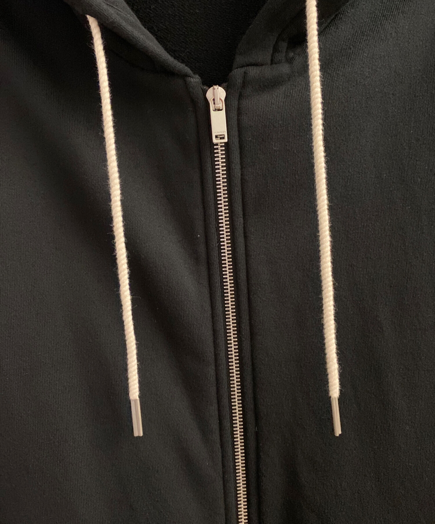 JIL SANDER + パーカー XL 中古・古着通販】JIL SANDER (ジルサンダー) ジップパーカー ブラック