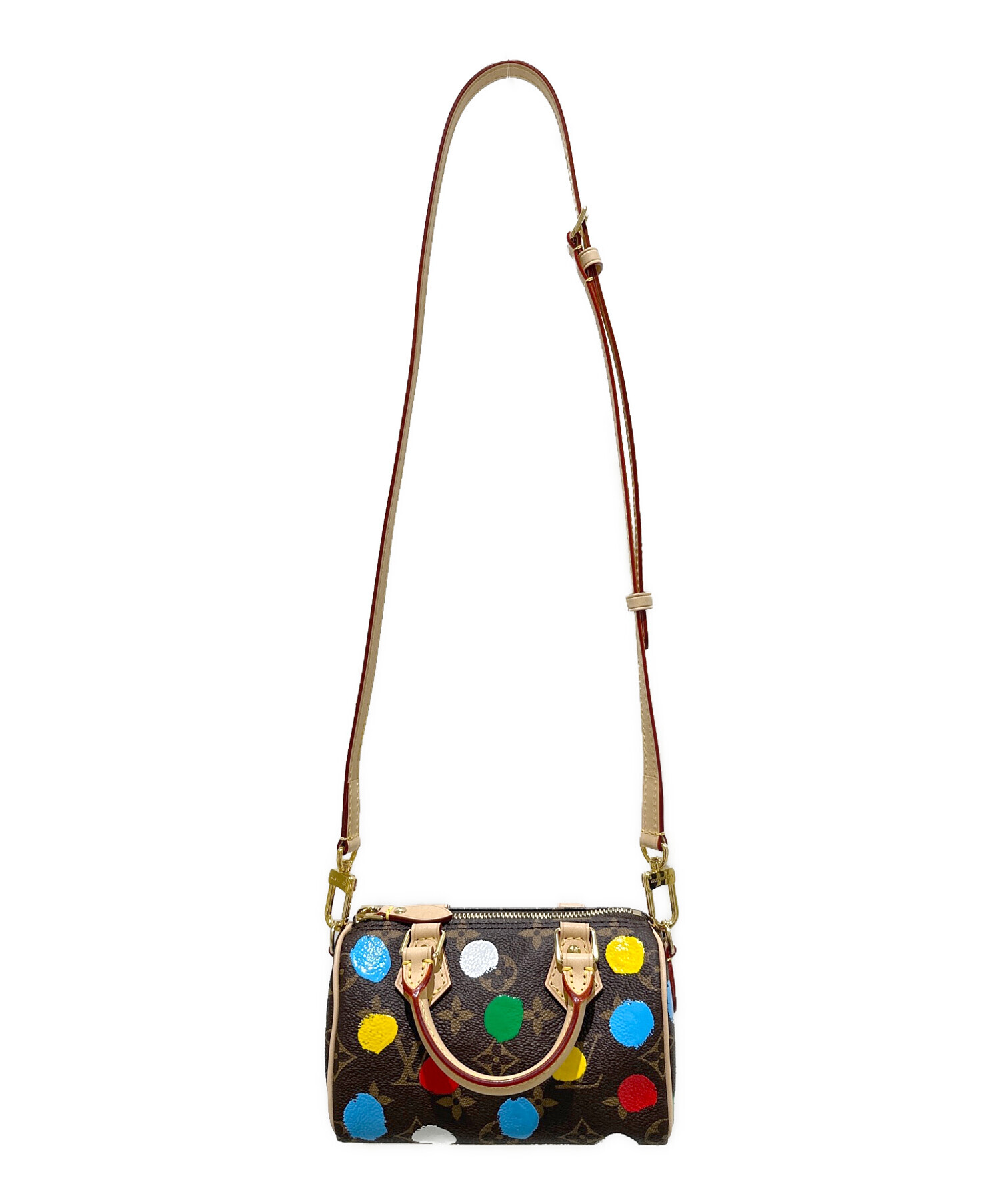 ルイ・ヴィトン LOUIS VUITTON LV×YK ナノ・スピーデ【中古】 LOUIS VUITTON - ルイ・ヴィトン LOUIS VUITTON LV×YK ナノ・スピーデ