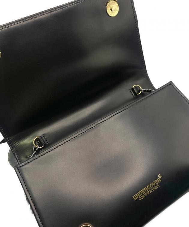 アンダーカバー　ブラックレザーショルダーバック UNDERCOVER(アンダーカバー) / ショルダーバッグ/--/BLK | 中古品の